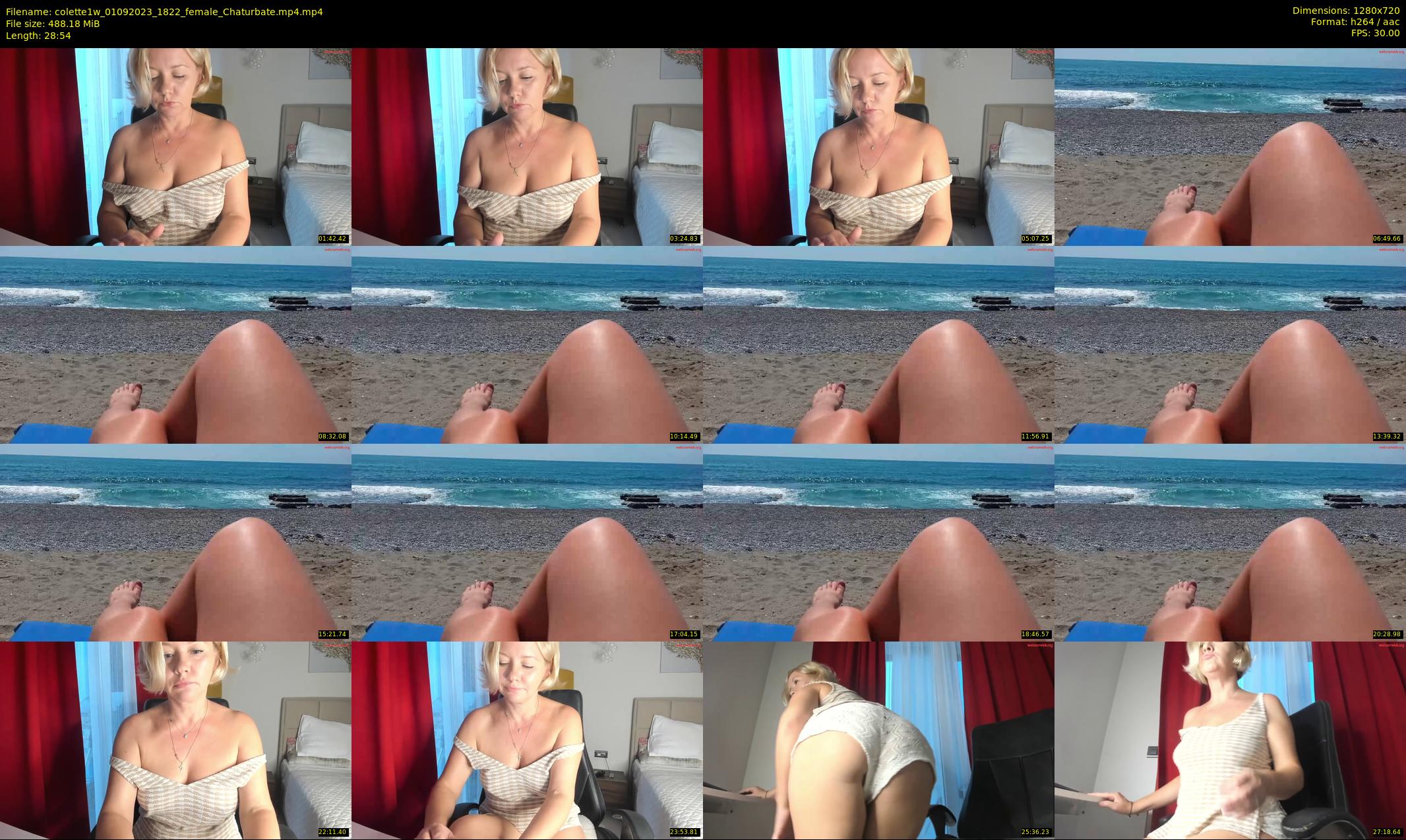 colette1w — 29 minute Chaturbate female cam show recording, 720p, Sep 1, 2023