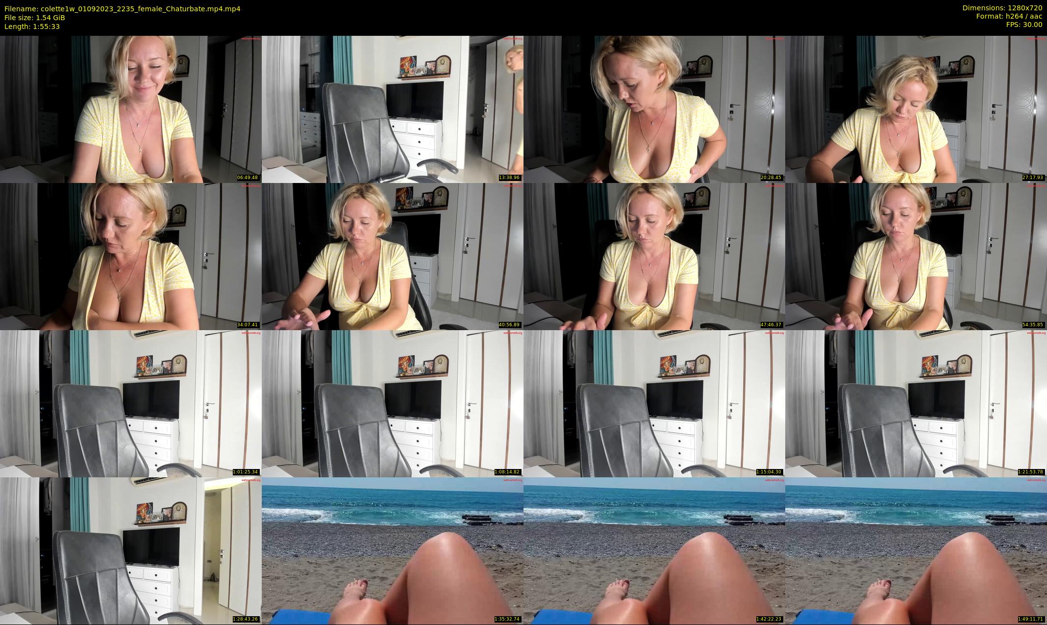 colette1w — 116 minute Chaturbate female cam show recording, 720p, Sep 1, 2023