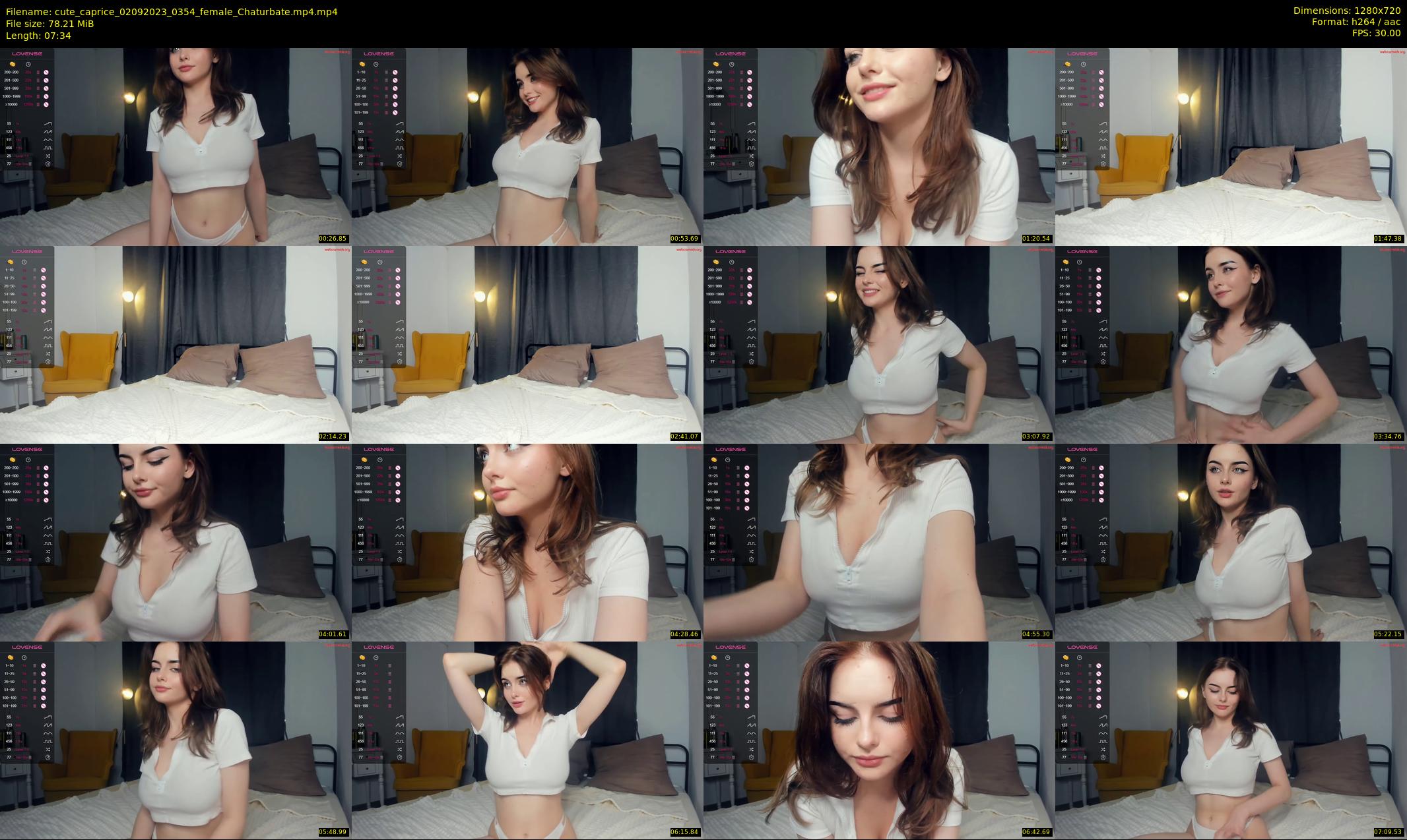 cute_caprice — 8 minute Chaturbate female cam show recording, 720p, Sep 2, 2023