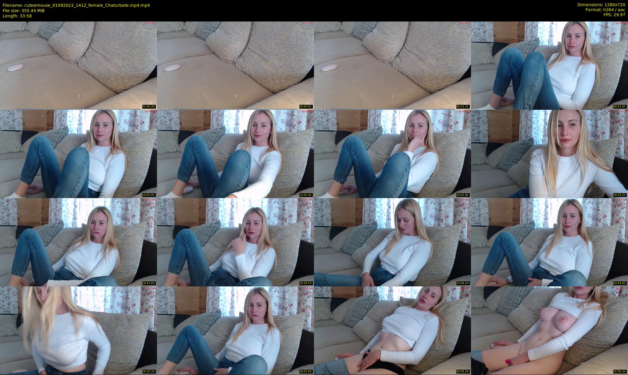 cuteemouse — 34 minute Chaturbate female cam show recording, 720p, Sep 1, 2023