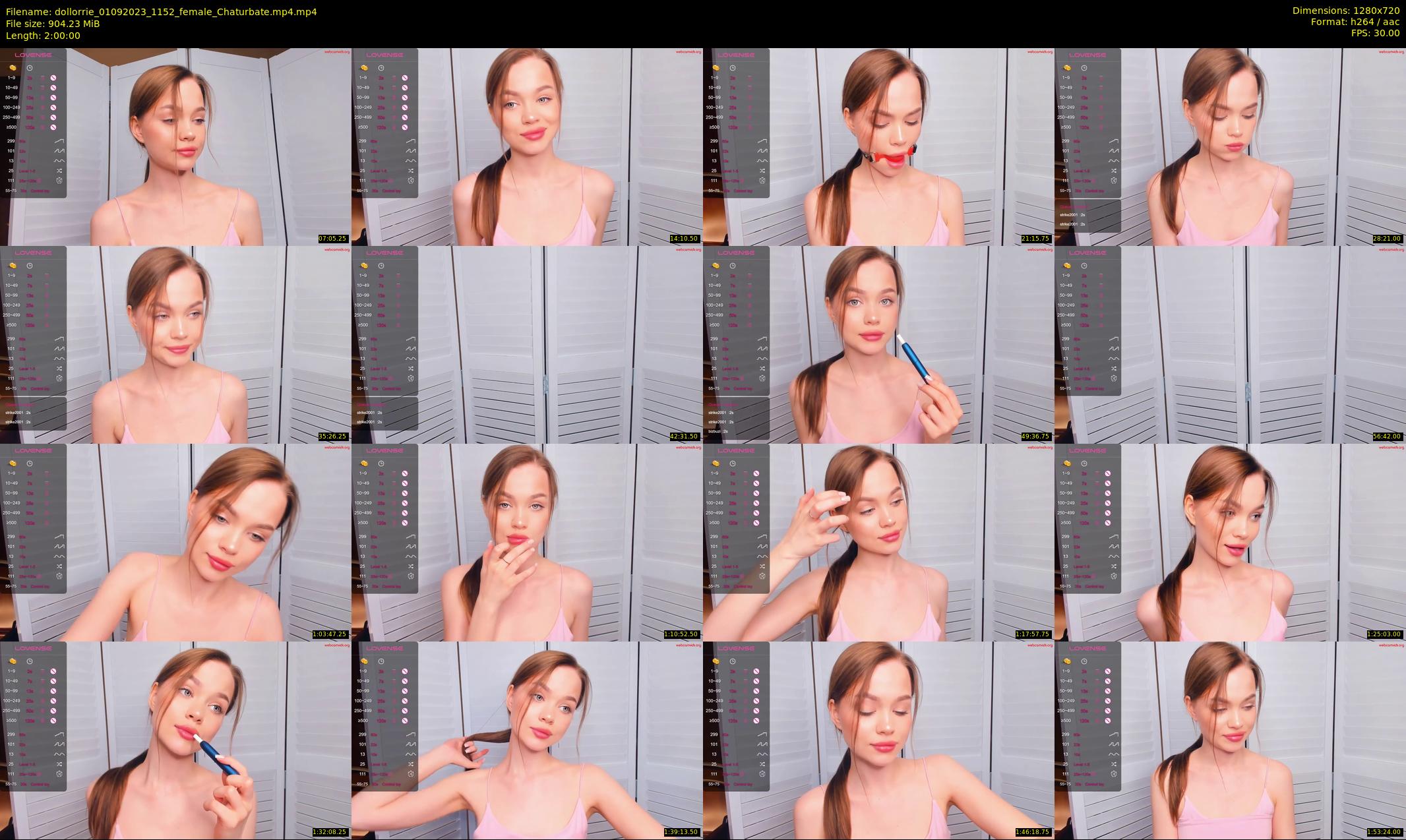 dollorrie — 120 minute Chaturbate couple cam show recording, 720p, Sep 1, 2023