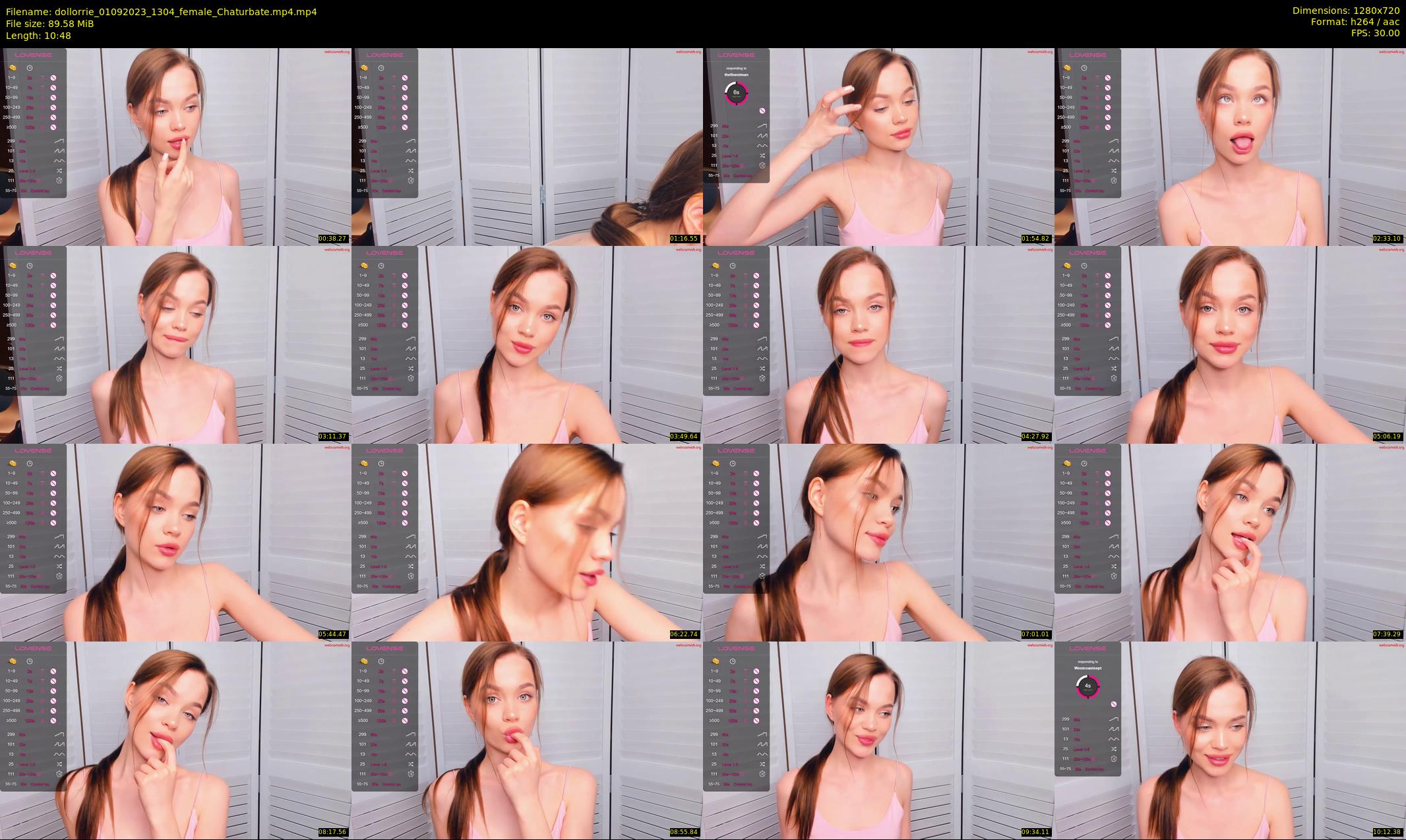 dollorrie — 11 minute Chaturbate couple cam show recording, 720p, Sep 1, 2023