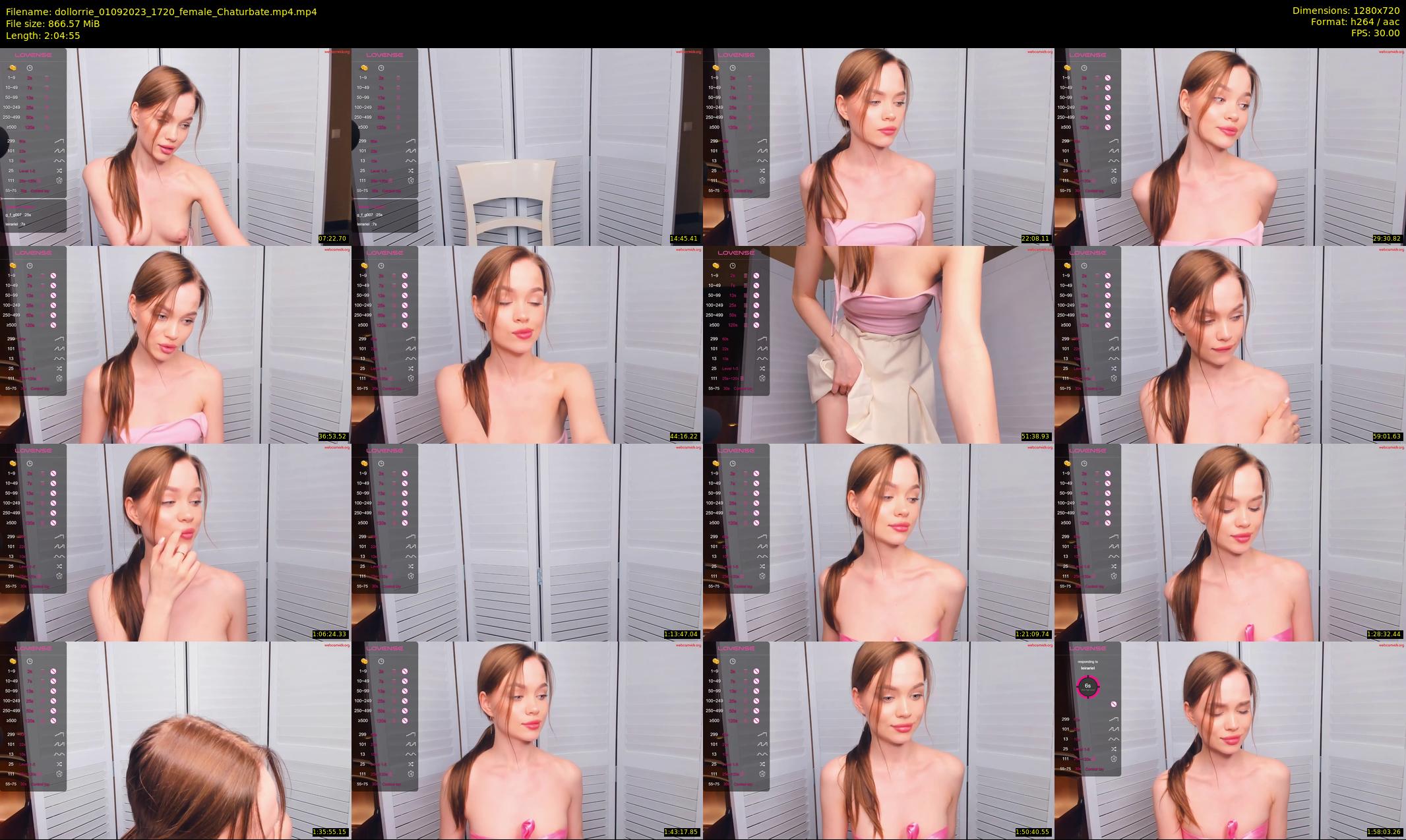 dollorrie — 125 minute Chaturbate couple cam show recording, 720p, Sep 1, 2023