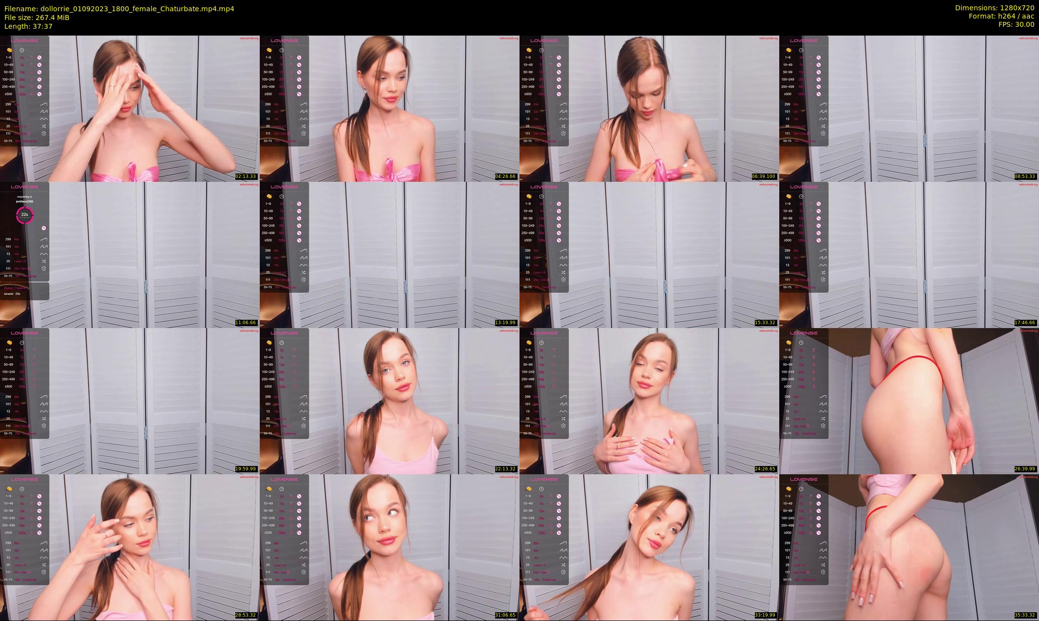 dollorrie — 38 minute Chaturbate couple cam show recording, 720p, Sep 1, 2023