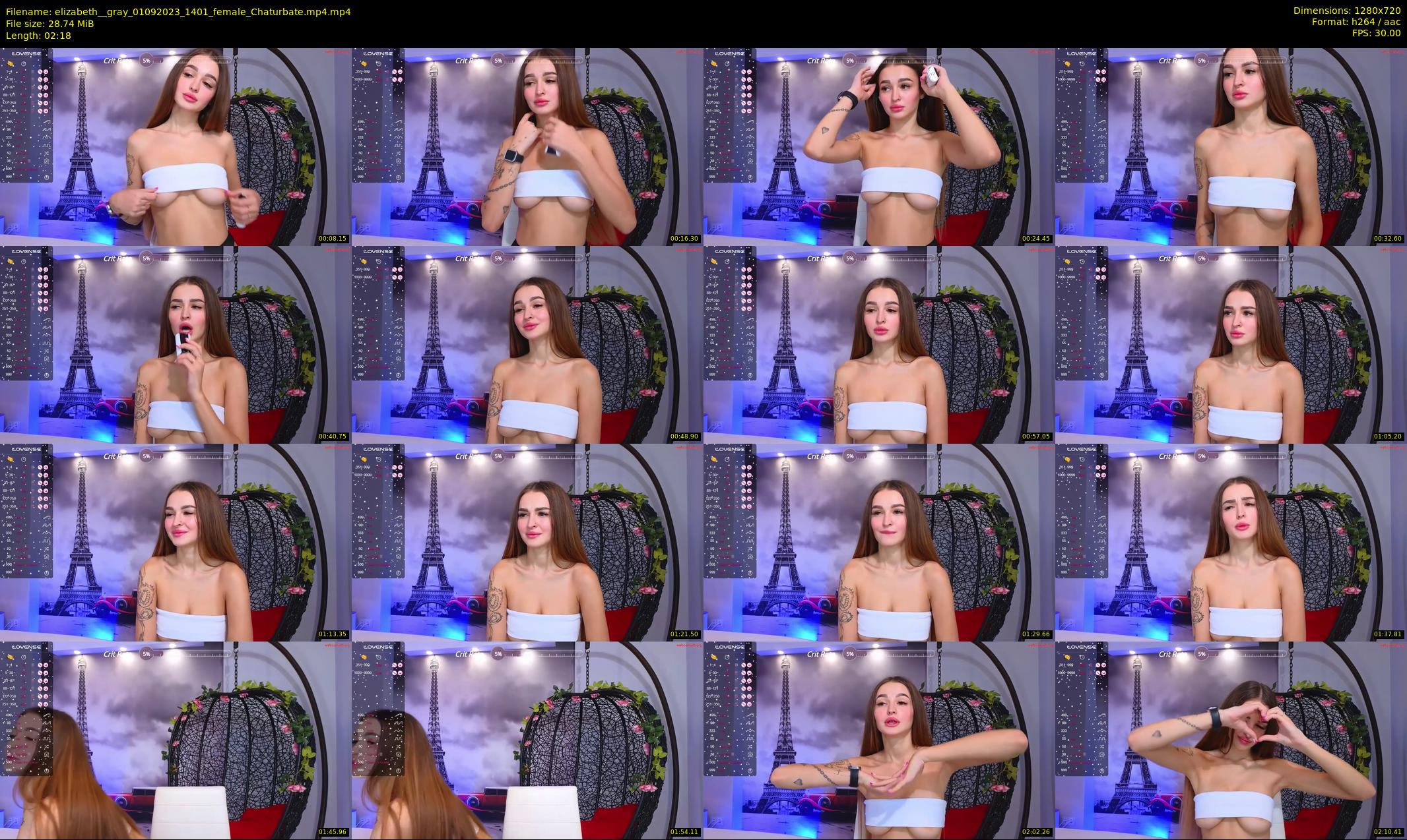 elizabeth__gray — 3 minute Chaturbate female cam show recording, 720p, Sep 1, 2023