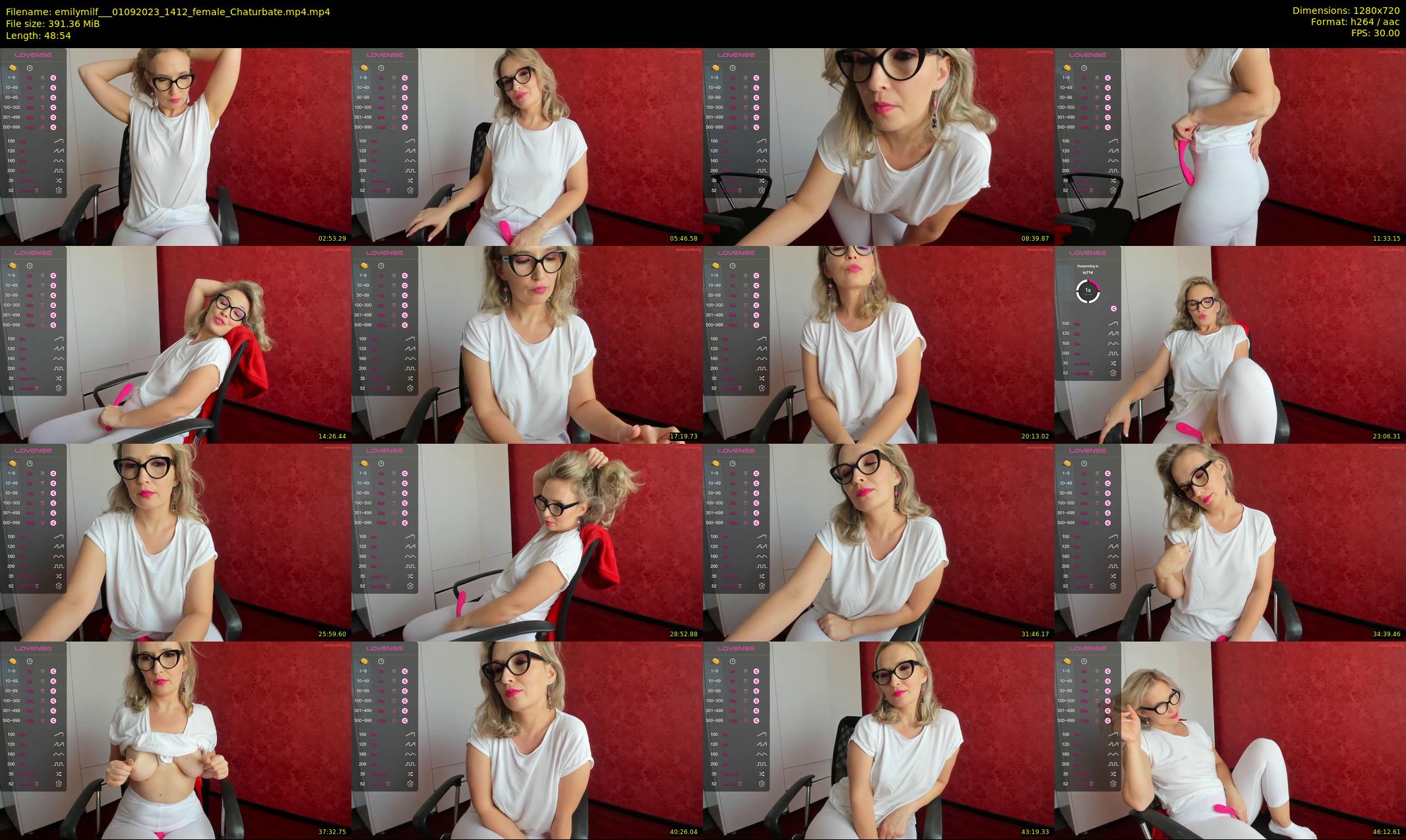 emilymilf__ — 49 minute Chaturbate female cam show recording, 720p, Sep 1, 2023