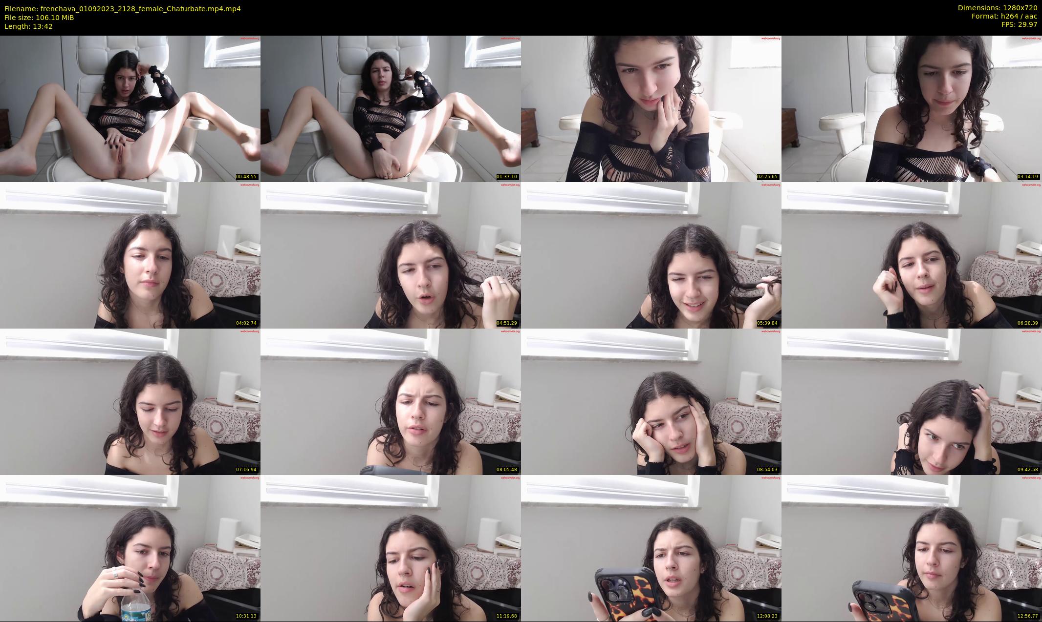 frenchava — 14 minute Chaturbate female cam show recording, 720p, Sep 1, 2023