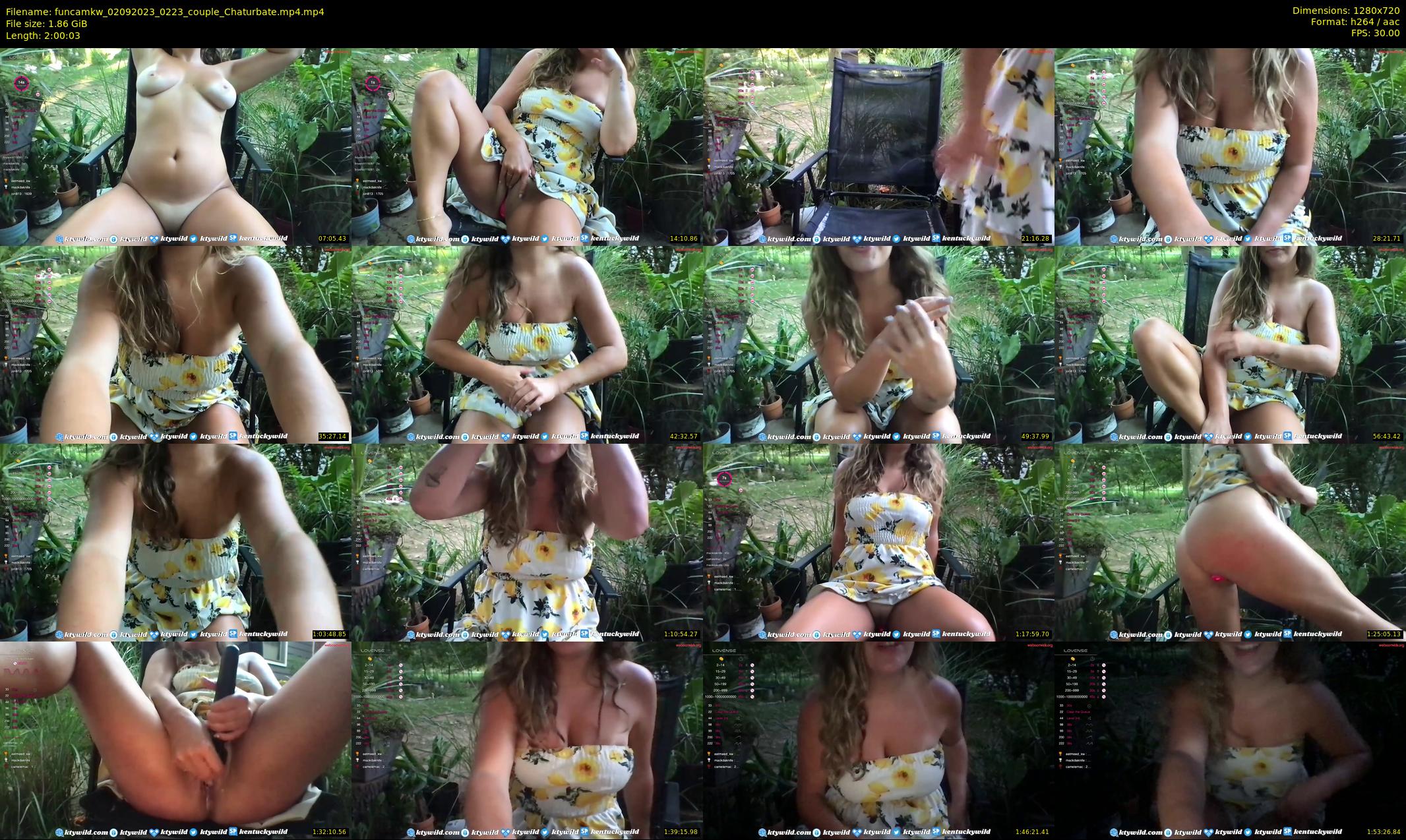 funcamkw — 121 minute Chaturbate female cam show recording, 720p, Sep 2, 2023