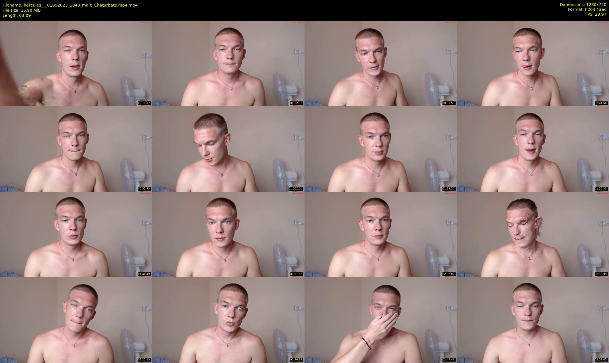 hercules__ — 4 minute Chaturbate male cam show recording, 720p, Sep 1, 2023