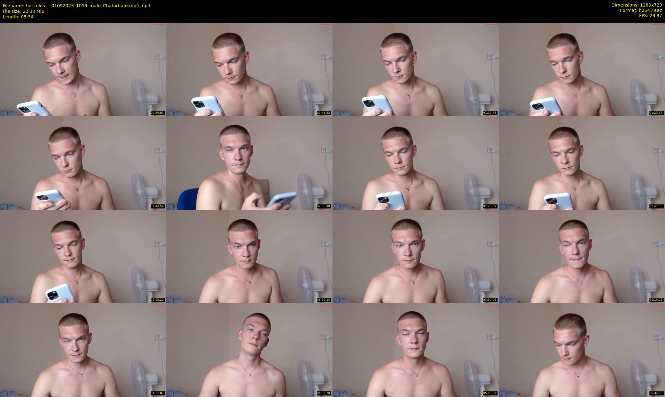 hercules__ — 6 minute Chaturbate male cam show recording, 720p, Sep 1, 2023