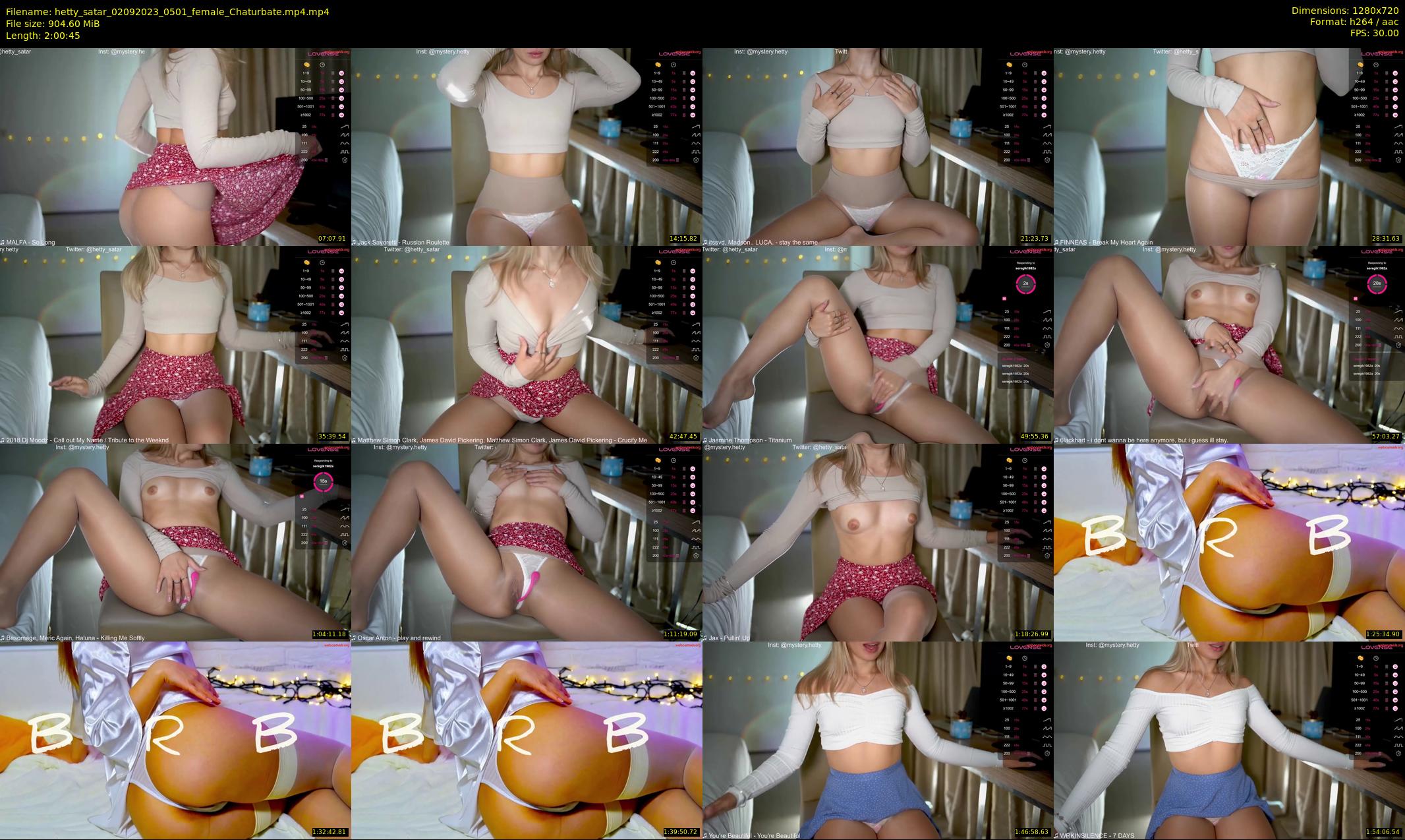 hetty_satar — 121 minute Chaturbate female cam show recording, 720p, Sep 2, 2023