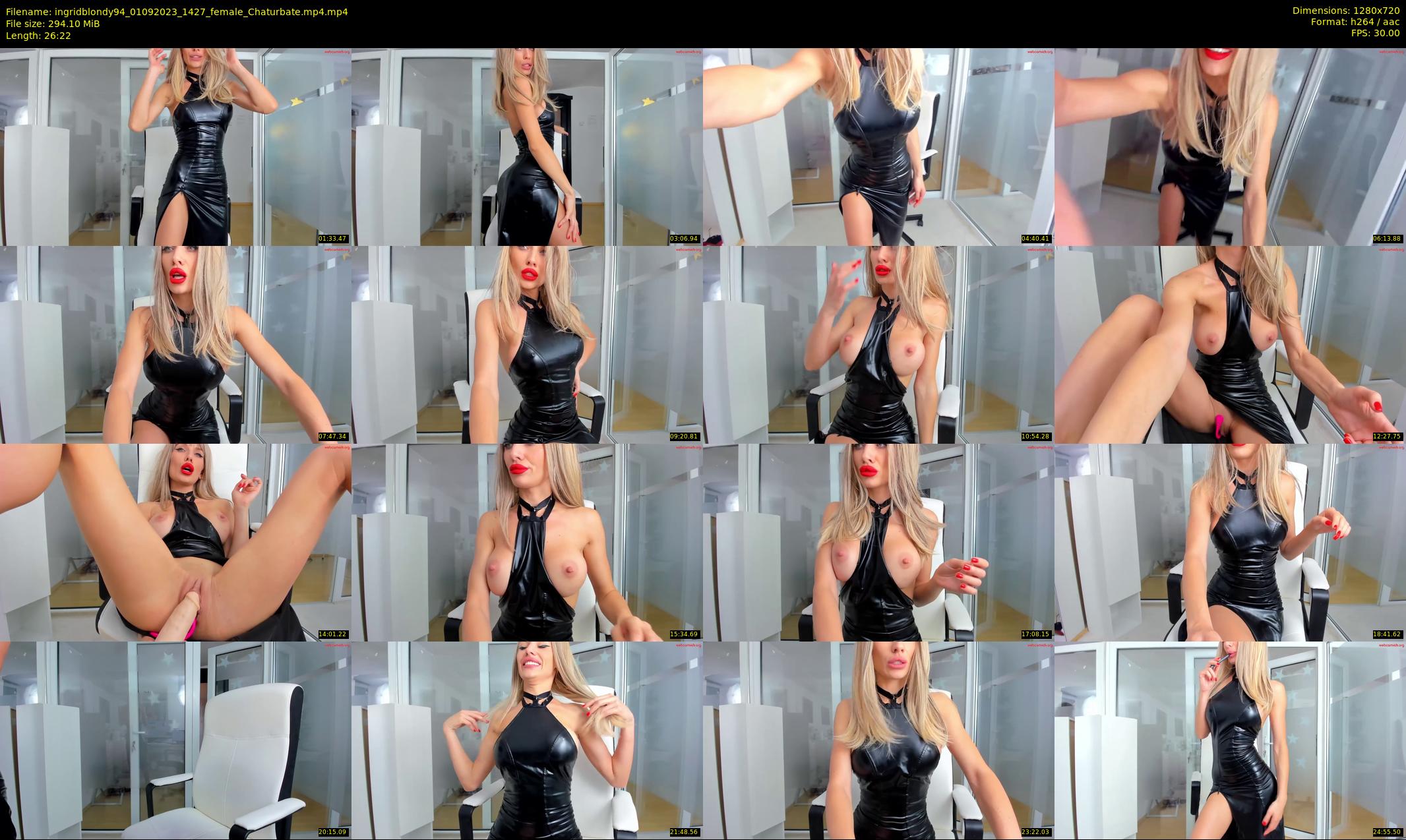 ingridblondy94 — 27 minute Chaturbate female cam show recording, 720p, Sep 1, 2023
