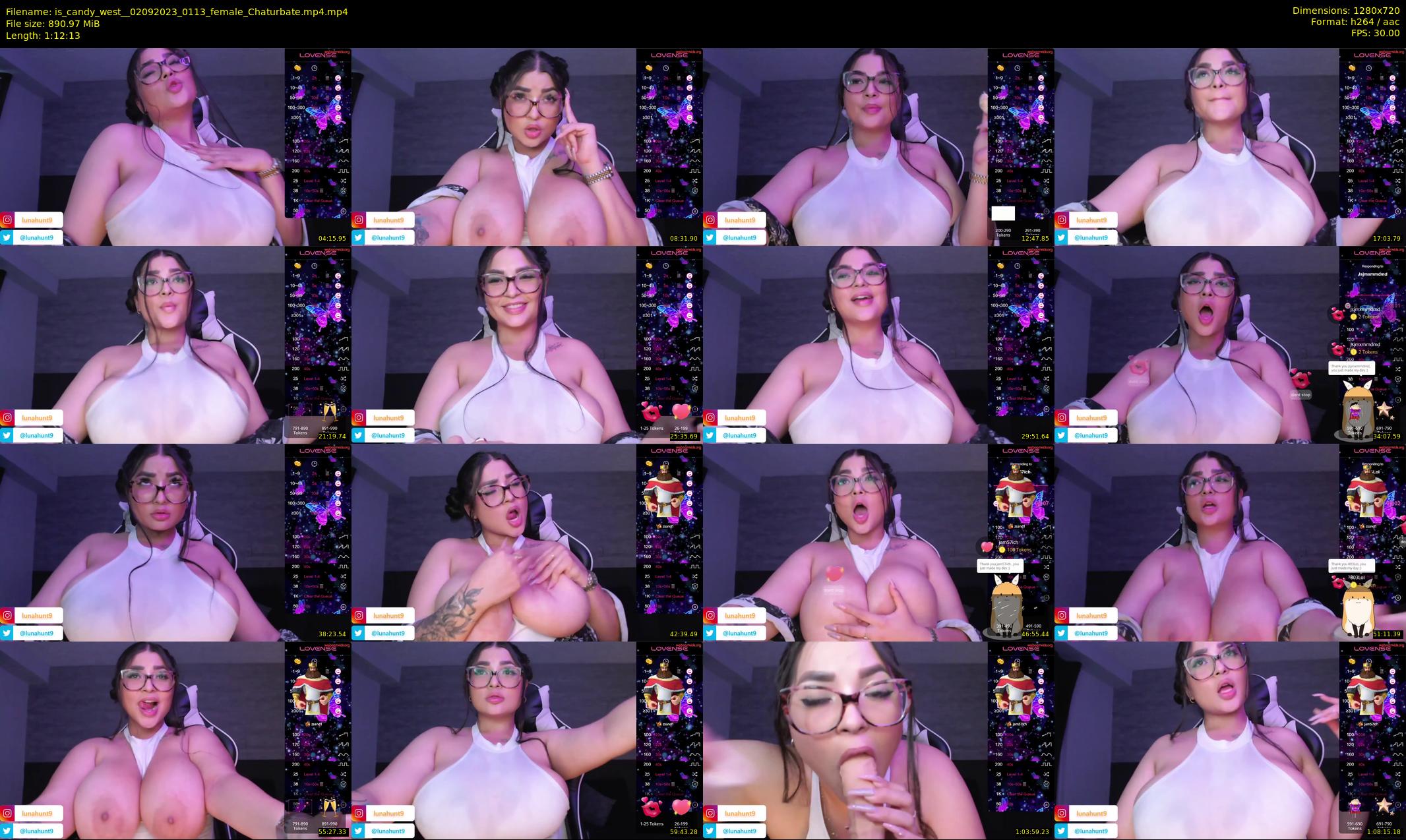 is_candy_west_ — 73 minute Chaturbate female cam show recording, 720p, Sep 2, 2023