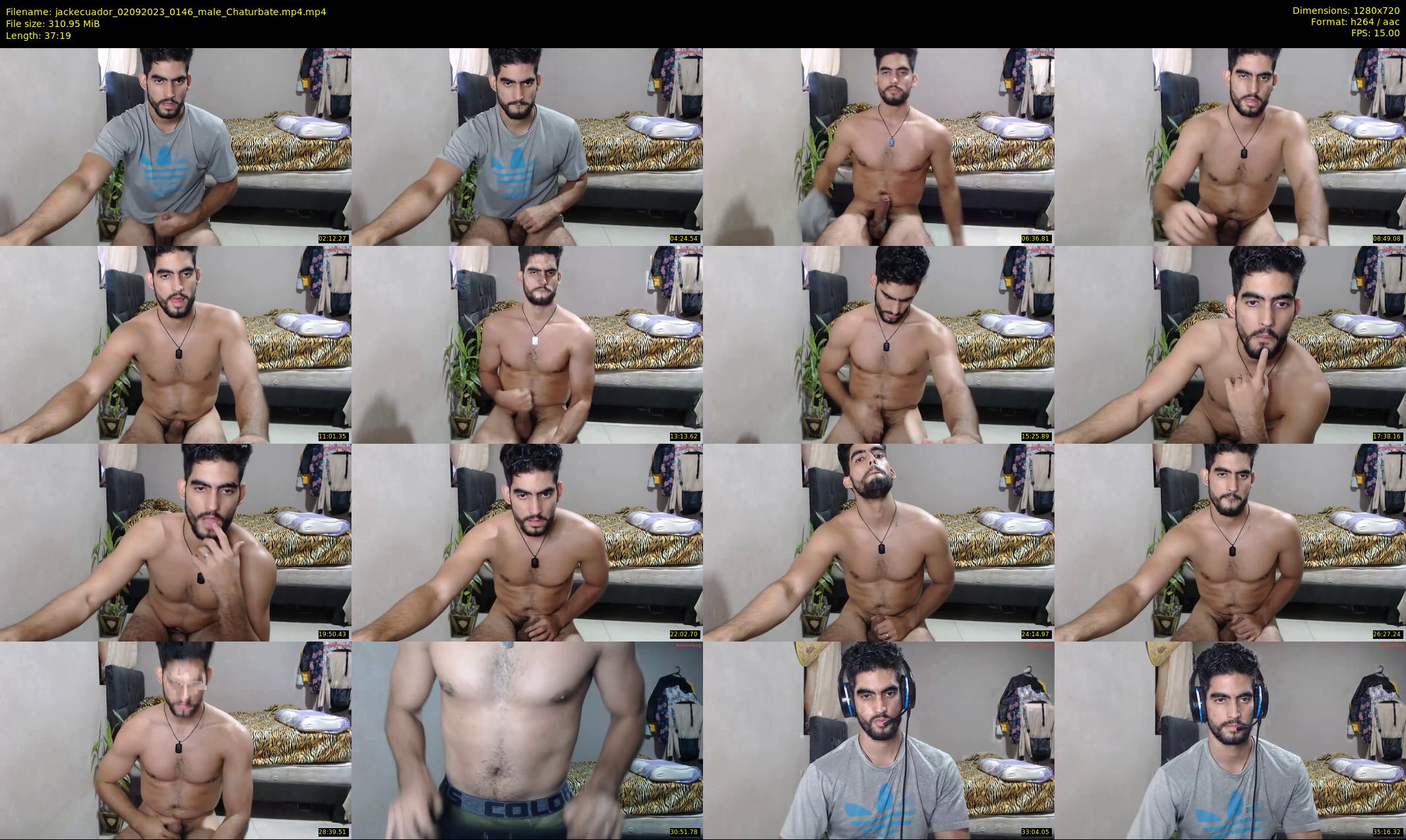 jackecuador — 38 minute Chaturbate male cam show recording, 720p, Sep 2, 2023