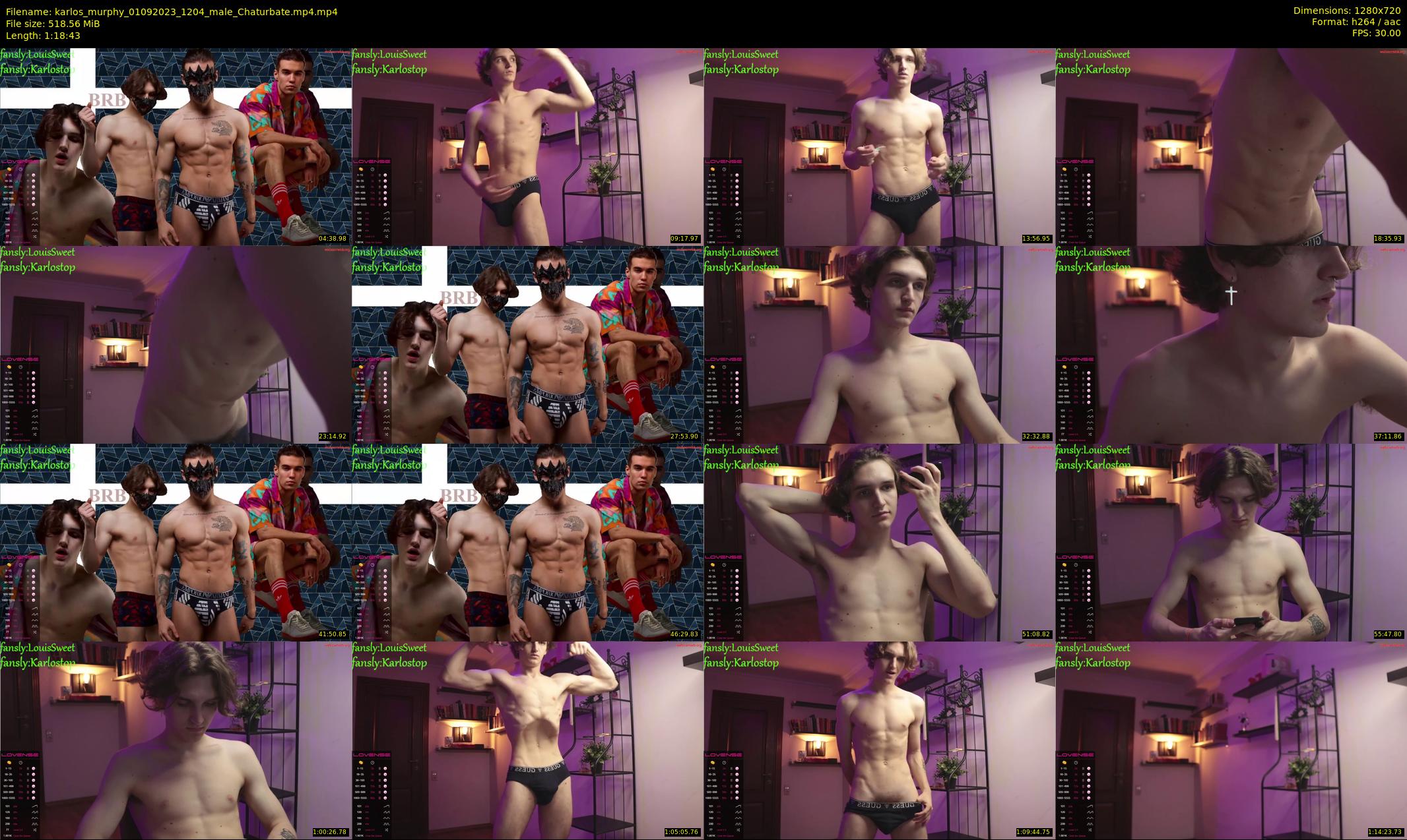 karlos_murphy — 79 minute Chaturbate male cam show recording, 720p, Sep 1, 2023
