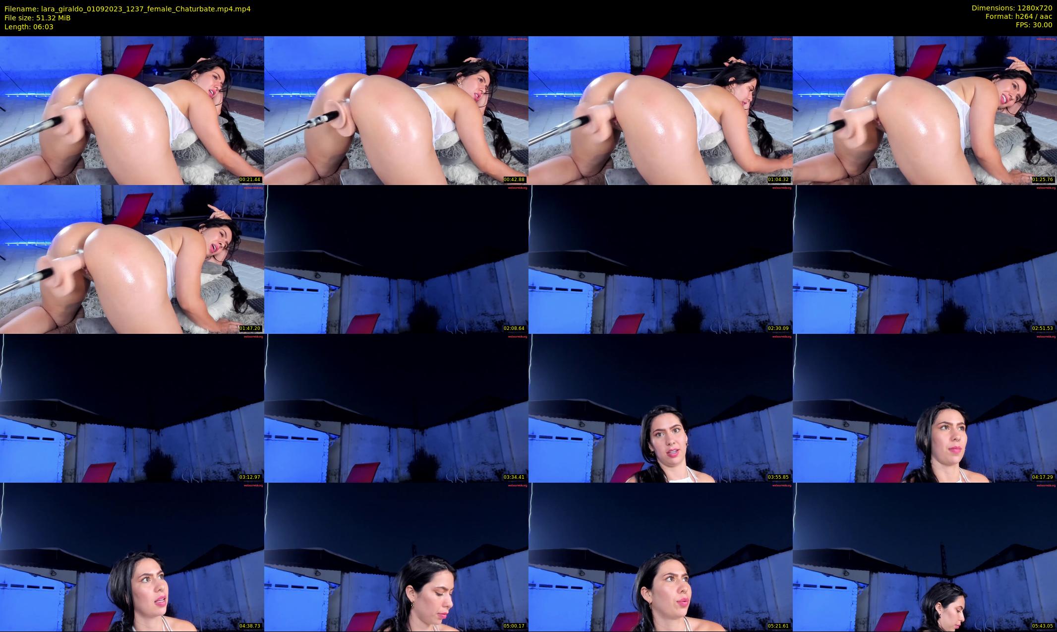 lara_giraldo — 7 minute Chaturbate female cam show recording, 720p, Sep 1, 2023