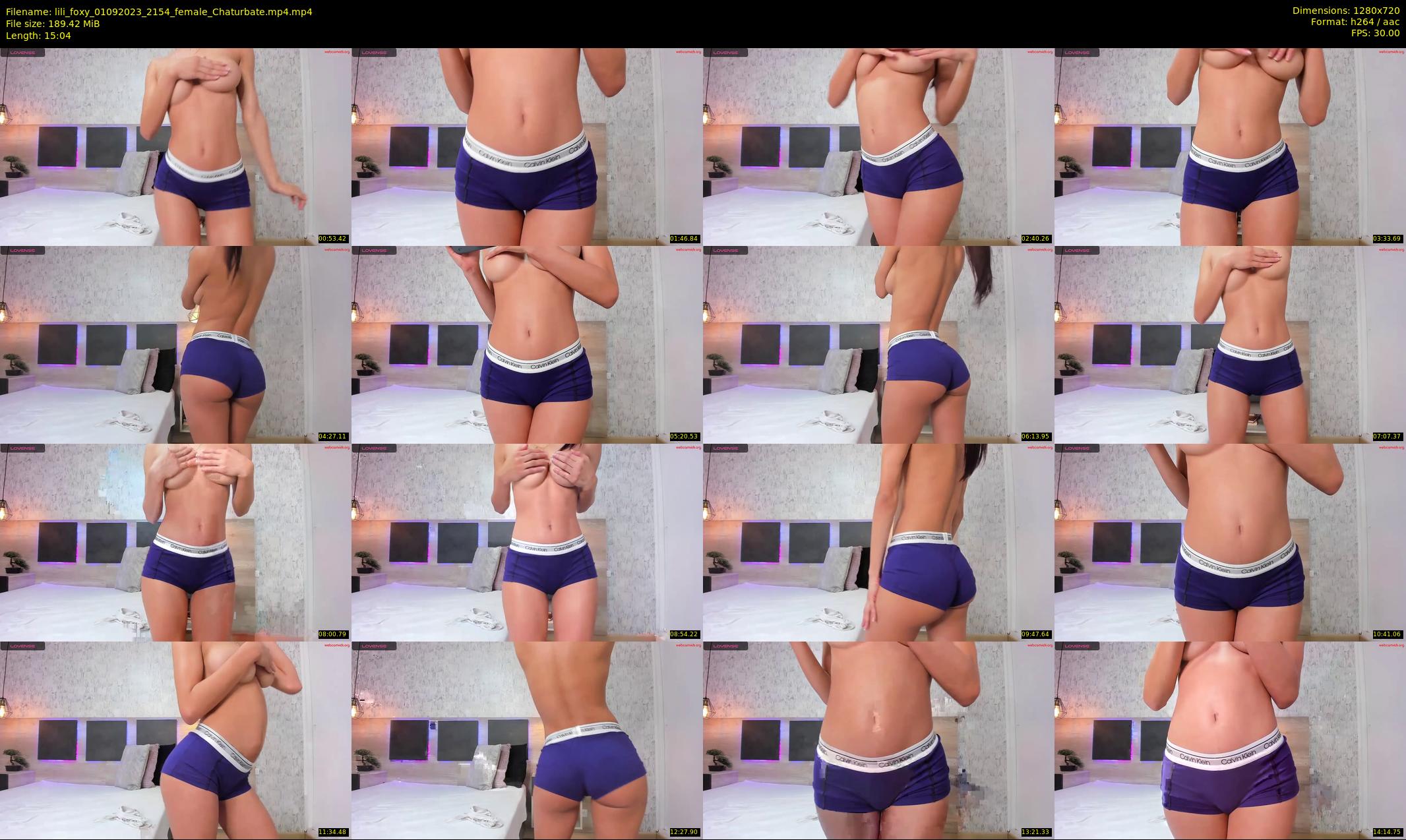 lili_foxy — 16 minute Chaturbate female cam show recording, 720p, Sep 1, 2023