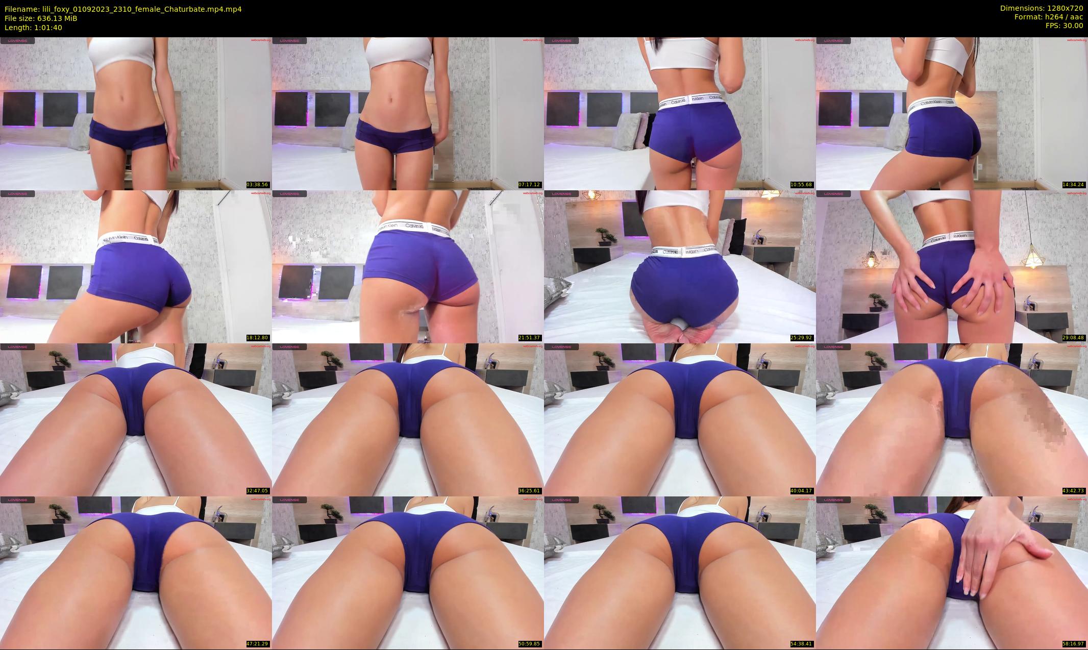lili_foxy — 62 minute Chaturbate female cam show recording, 720p, Sep 1, 2023