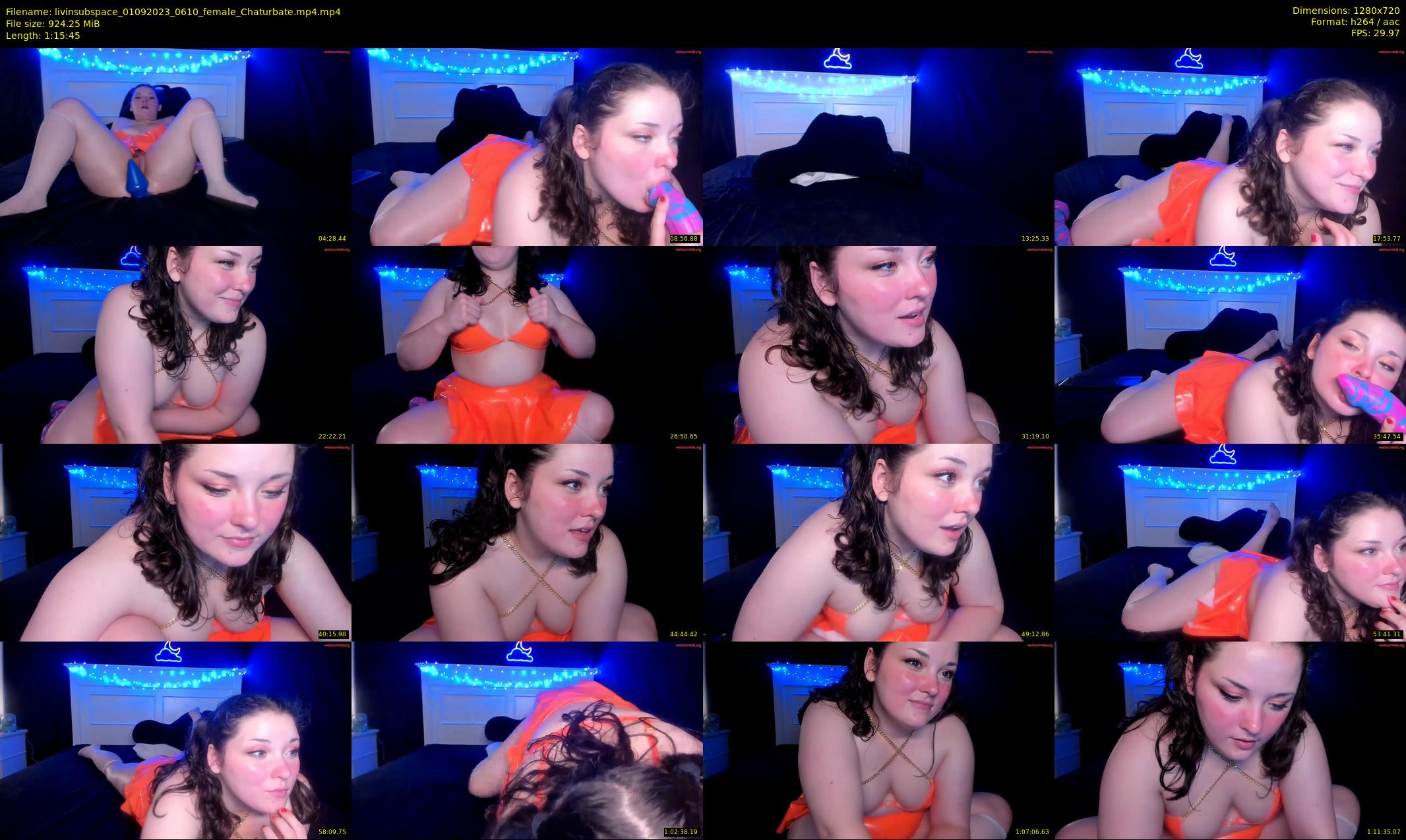 livinsubspace — 76 minute Chaturbate female cam show recording, 720p, Sep 1, 2023