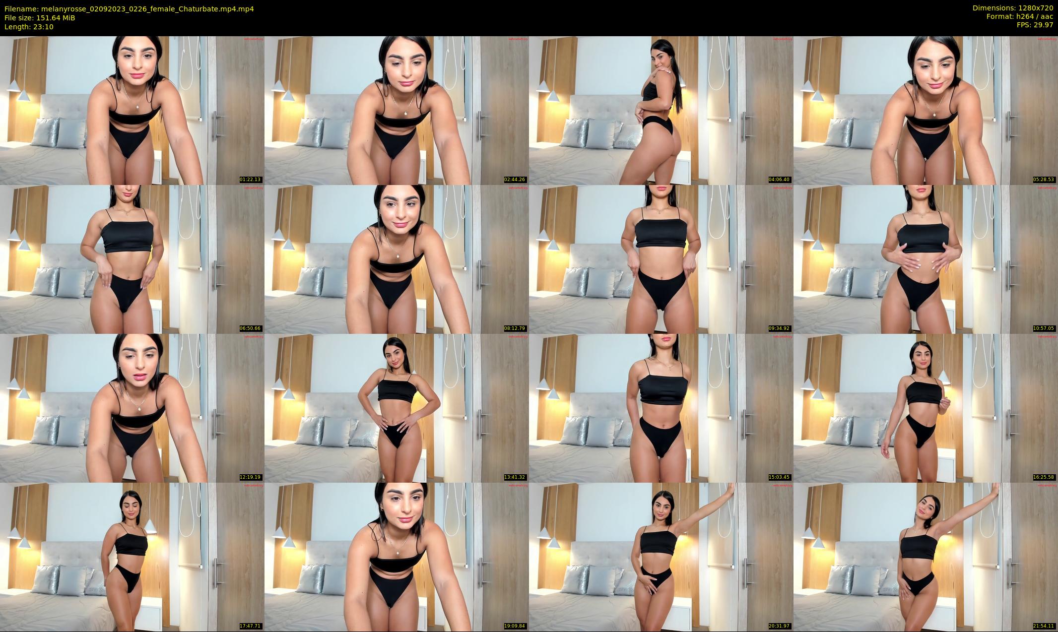 melanyrosse — 24 minute Chaturbate female cam show recording, 720p, Sep 2, 2023