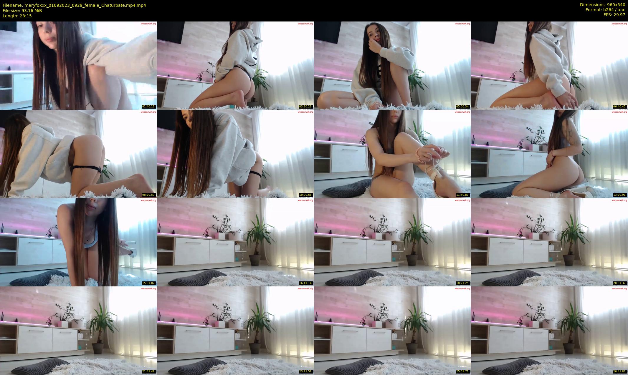 meryfoxxx — 29 minute Chaturbate female cam show recording, 480p, Sep 1, 2023