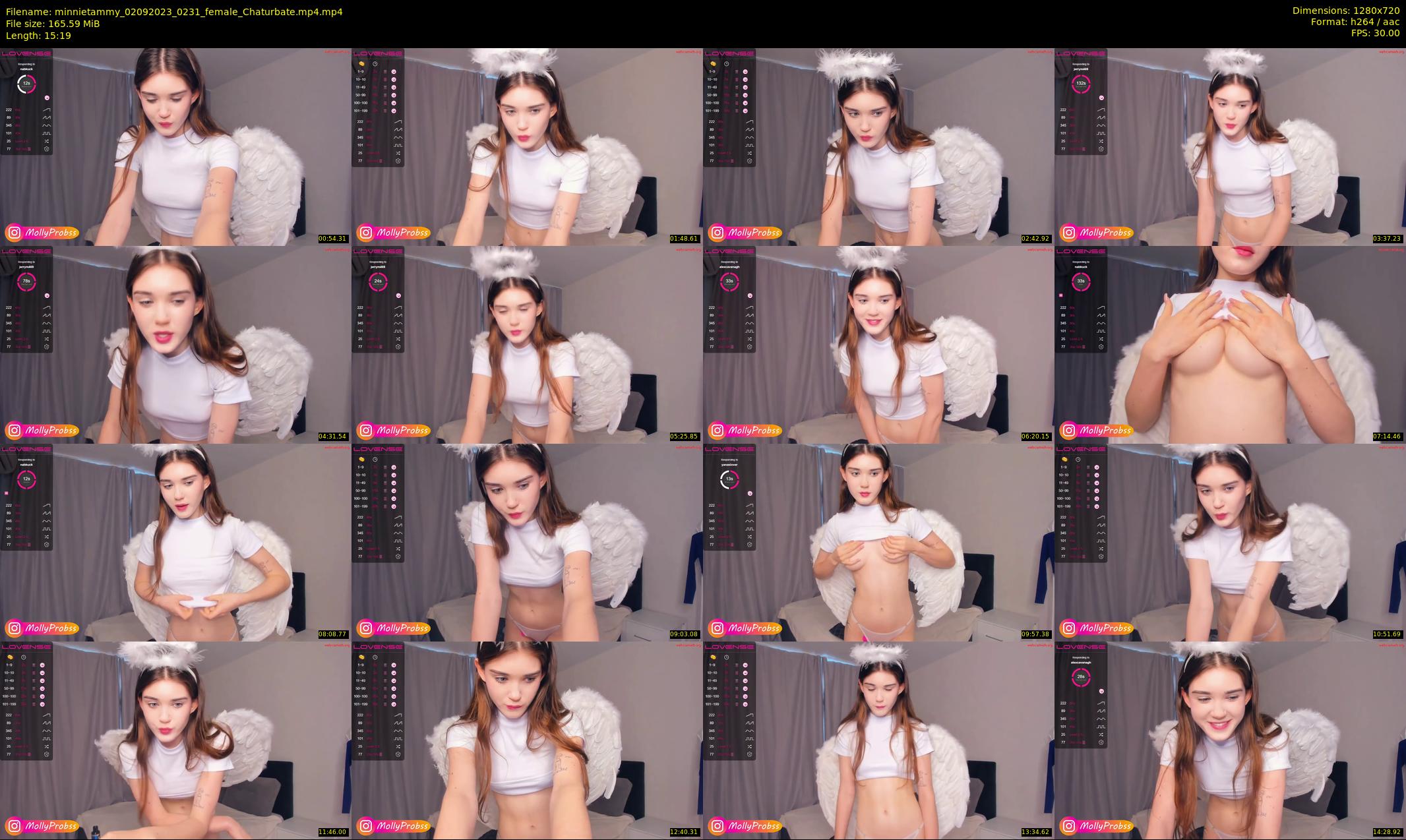 minnietammy — 16 minute Chaturbate female cam show recording, 720p, Sep 2, 2023