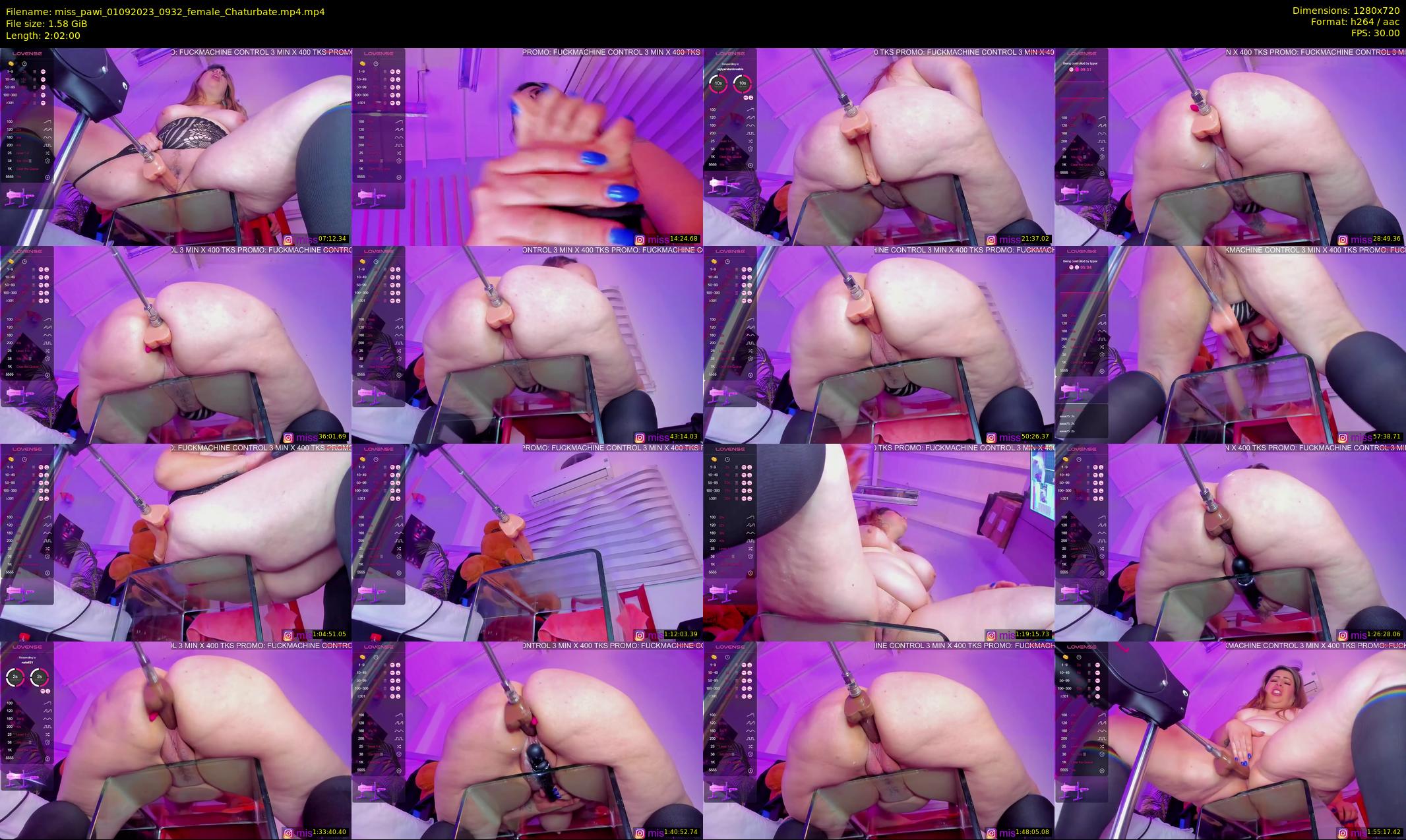 miss_pawi — 122 minute Chaturbate female cam show recording, 720p, Sep 1, 2023