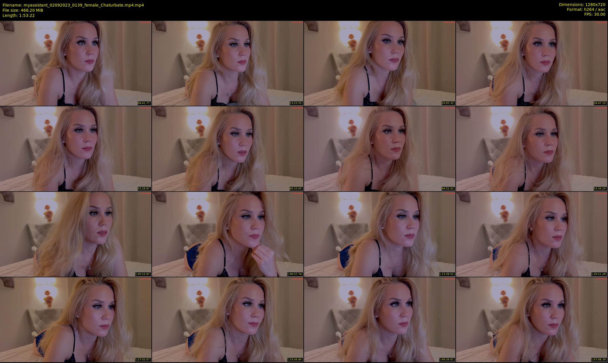 myassistant — 114 minute Chaturbate female cam show recording, 720p, Sep 2, 2023