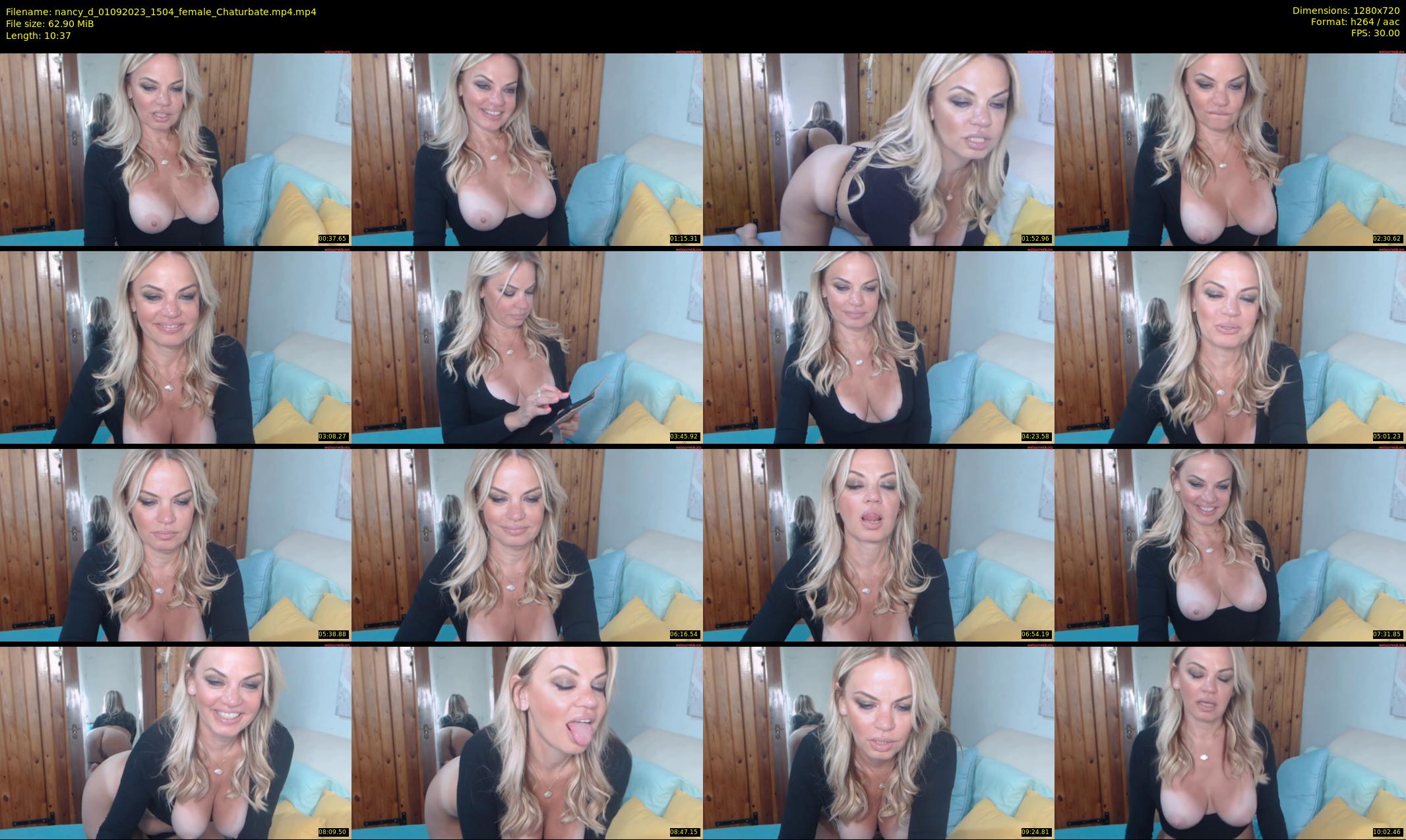 nancy_d — 11 minute Chaturbate female cam show recording, 720p, Sep 1, 2023