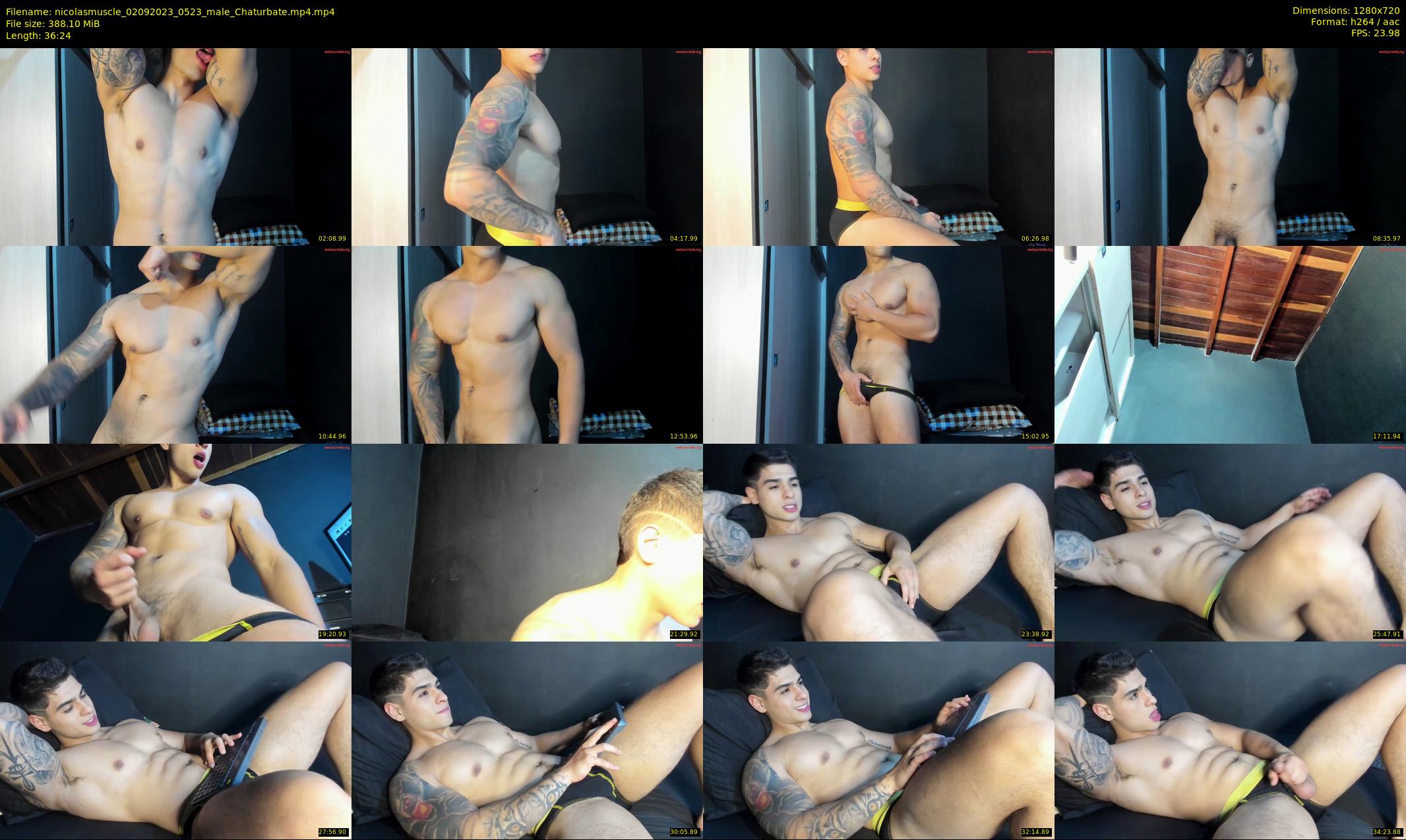 nicolasmuscle — 37 minute Chaturbate male cam show recording, 720p, Sep 2, 2023