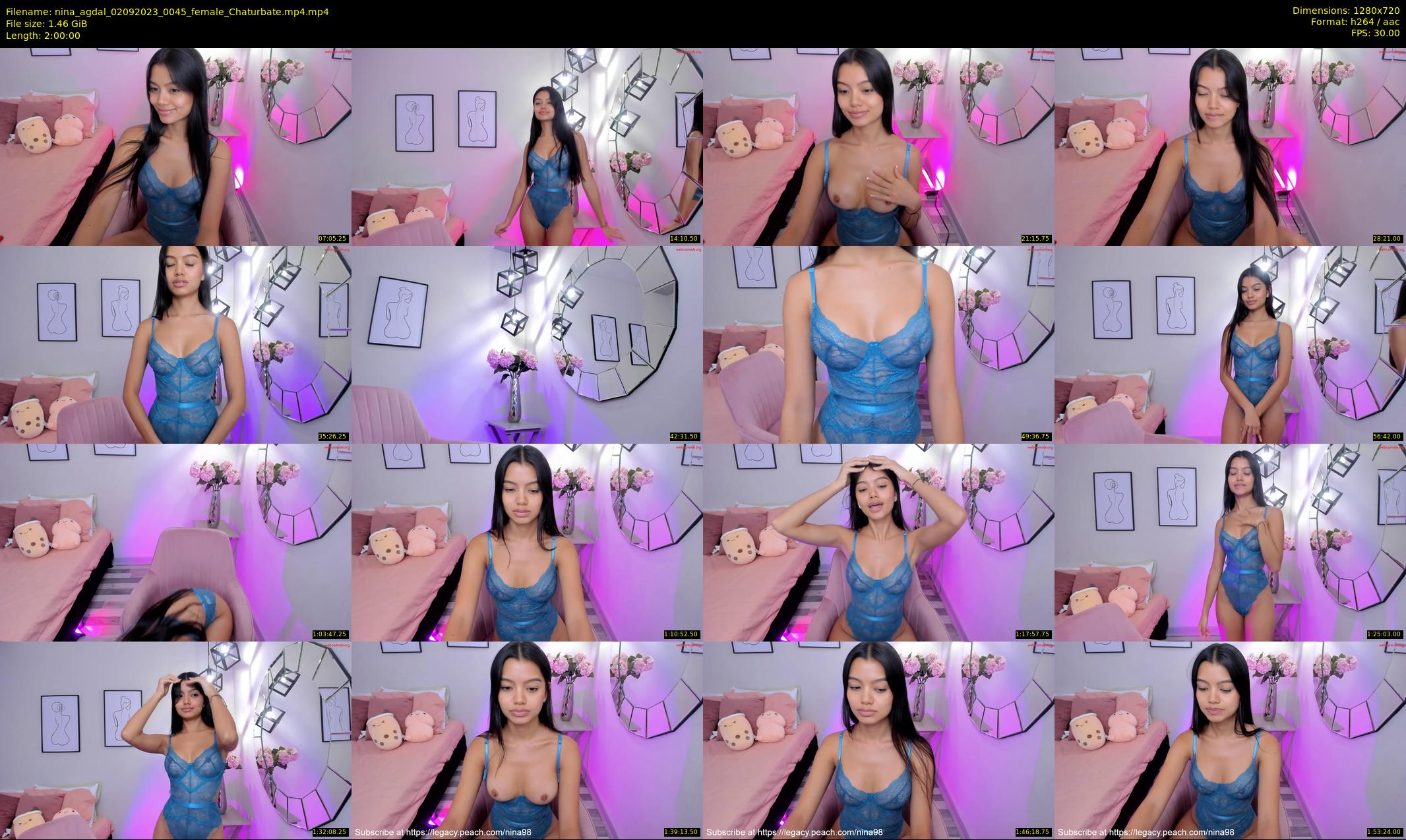 nina_agdal — 120 minute Chaturbate female cam show recording, 720p, Sep 2, 2023