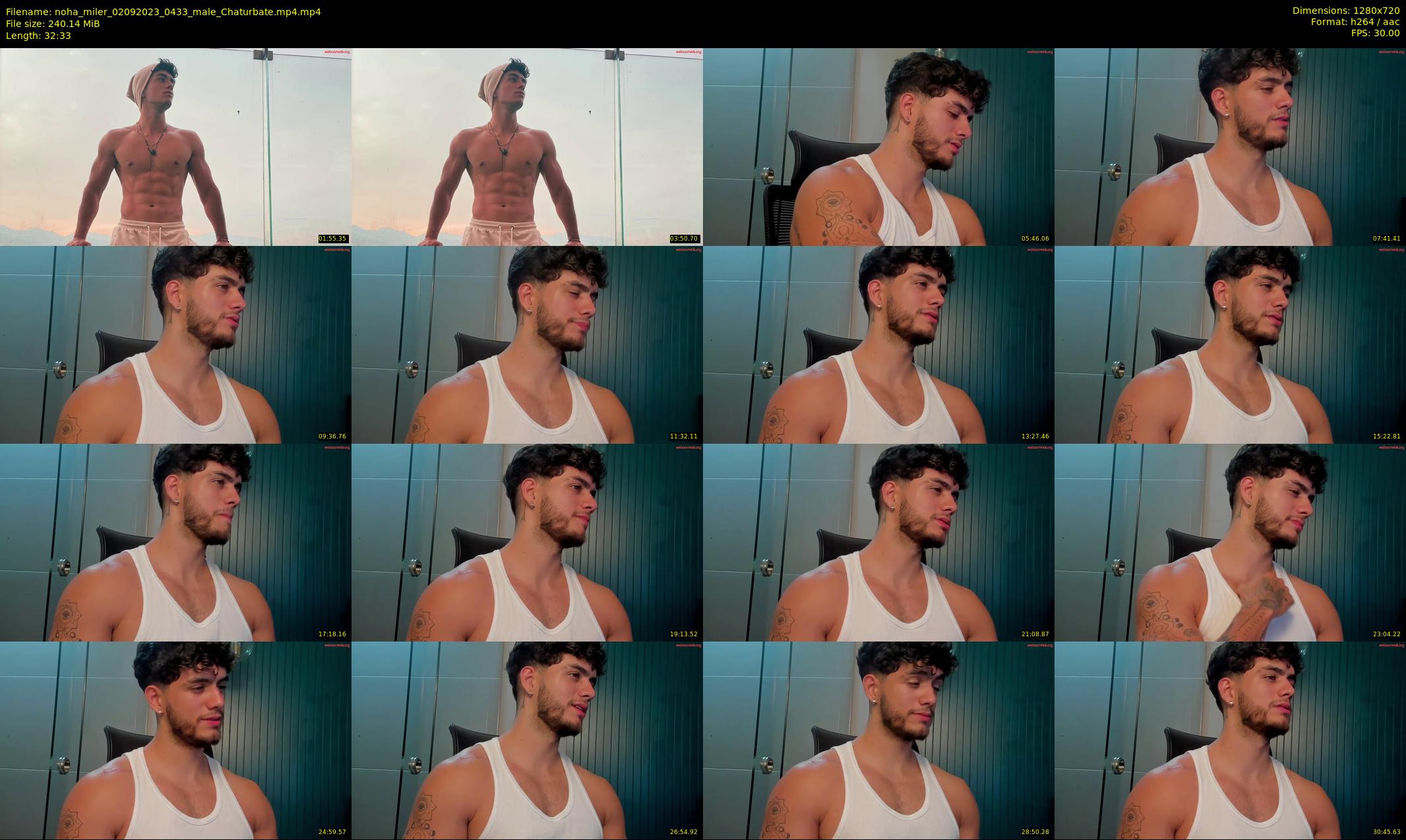 noha_miler — 33 minute Chaturbate male cam show recording, 720p, Sep 2, 2023