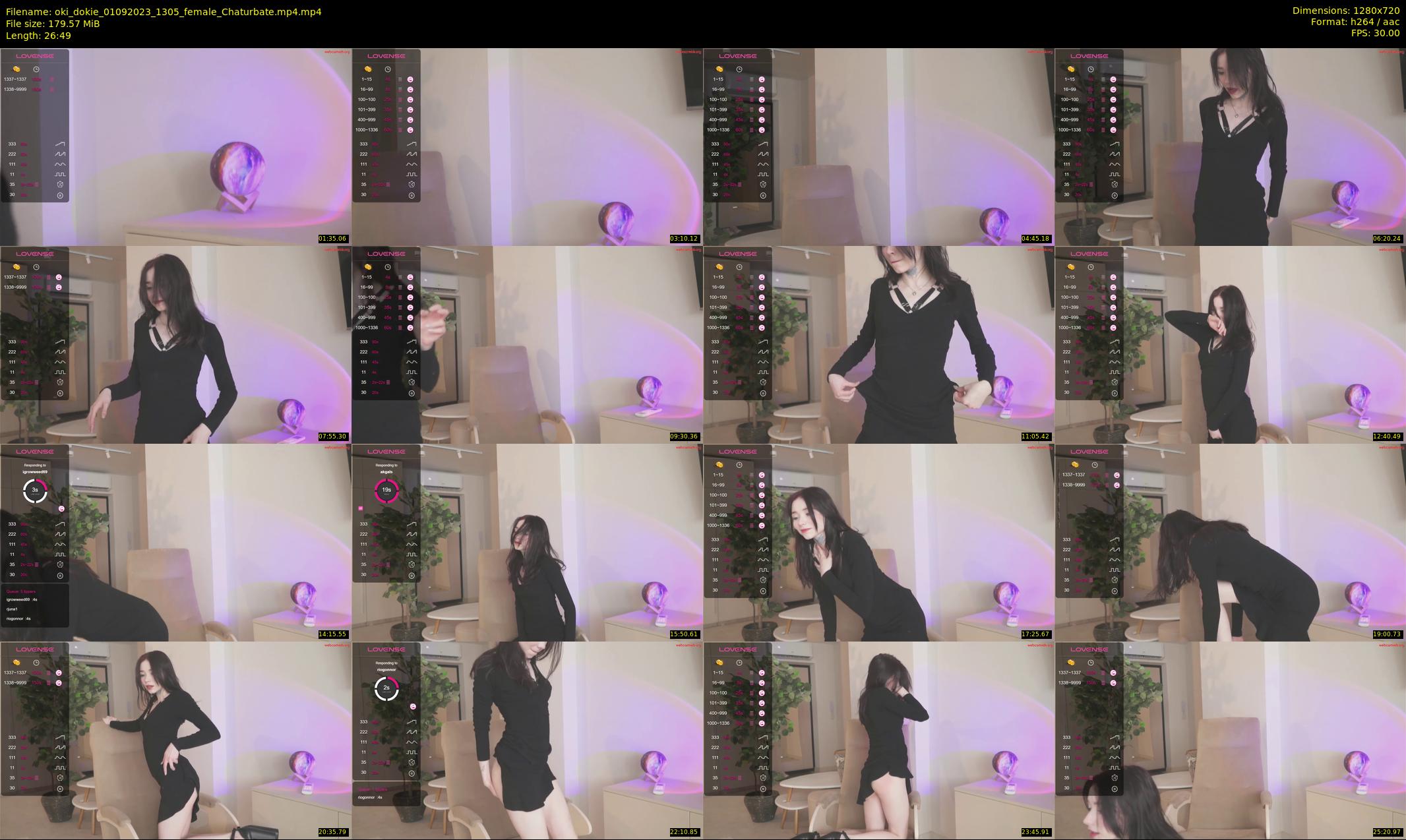 oki_dokie — 27 minute Chaturbate female cam show recording, 720p, Sep 1, 2023