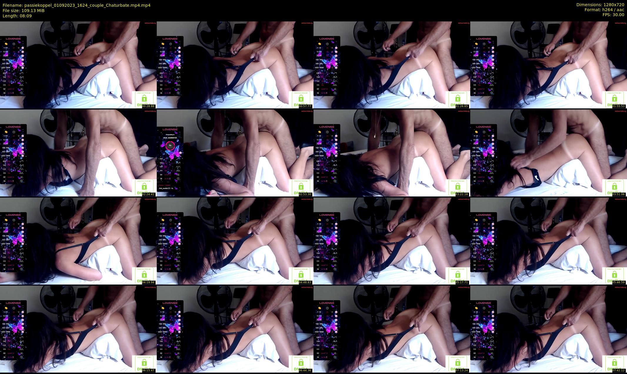 passiekoppel — 9 minute Chaturbate couple cam show recording, 720p, Sep 1, 2023