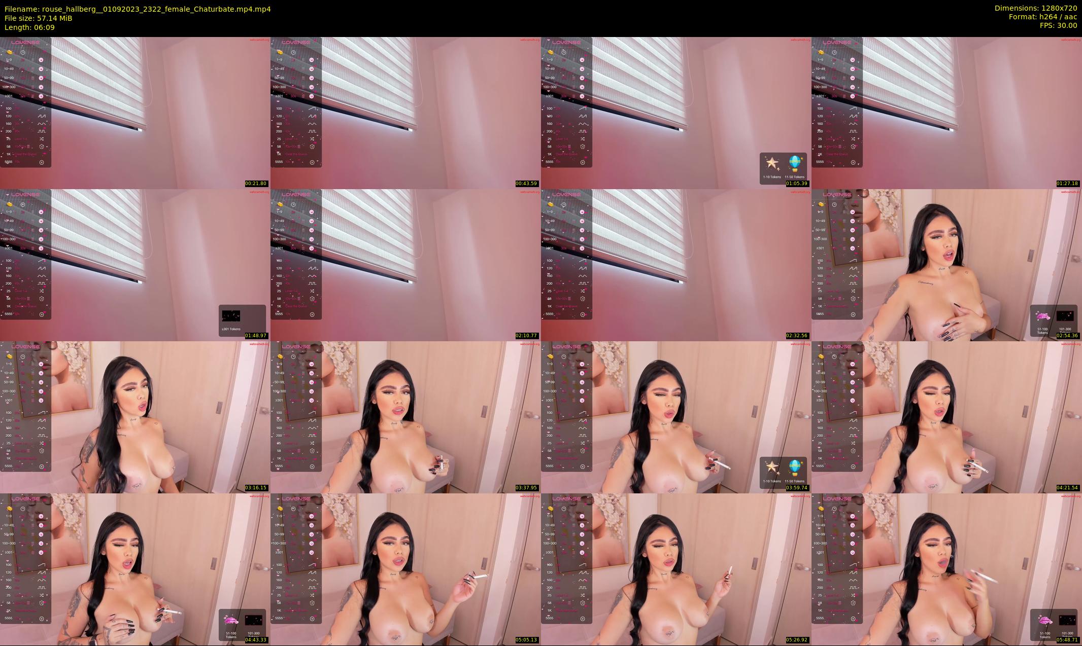 rouse_hallberg_ — 7 minute Chaturbate female cam show recording, 720p, Sep 1, 2023