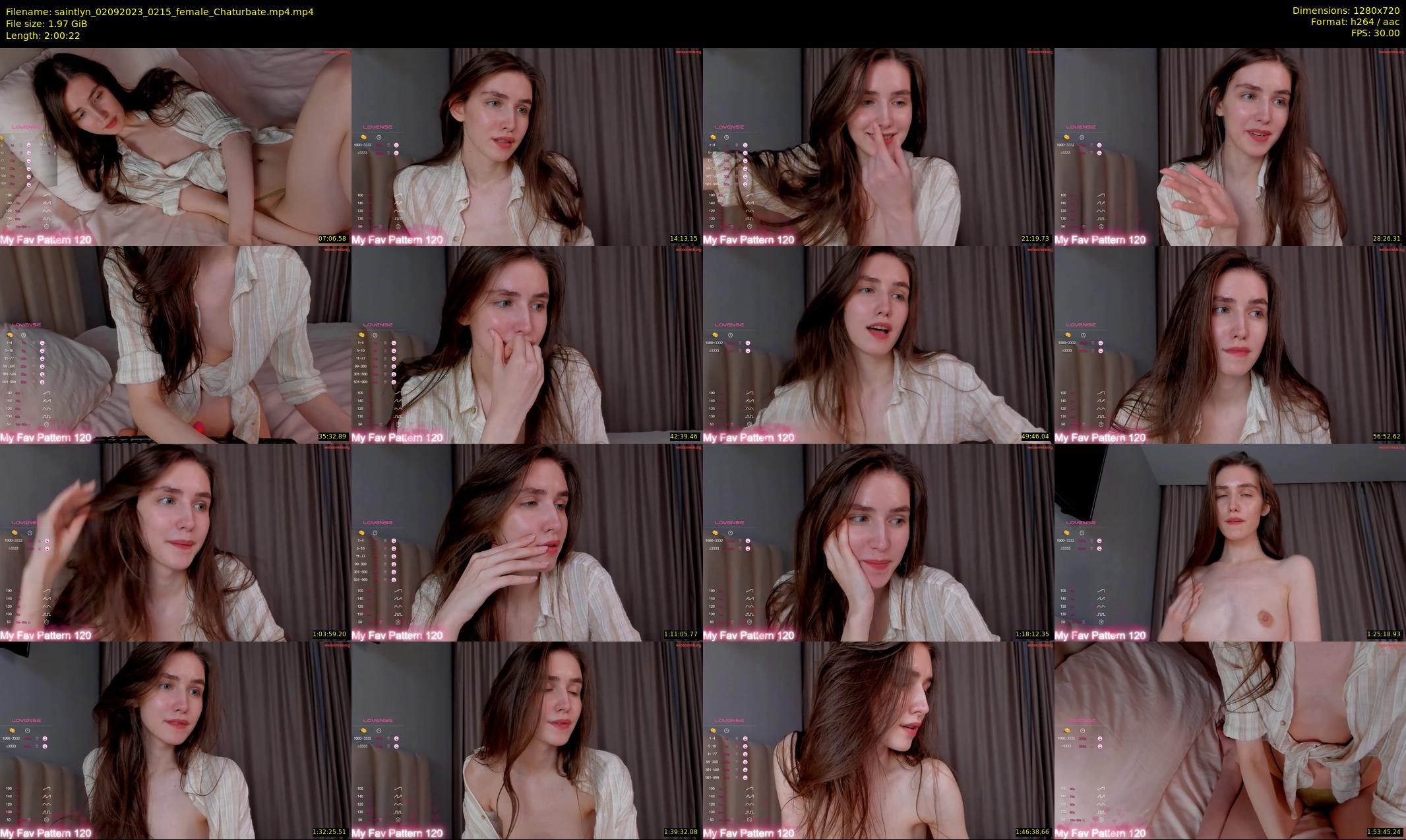 saintlyn — 121 minute Chaturbate female cam show recording, 720p, Sep 2, 2023