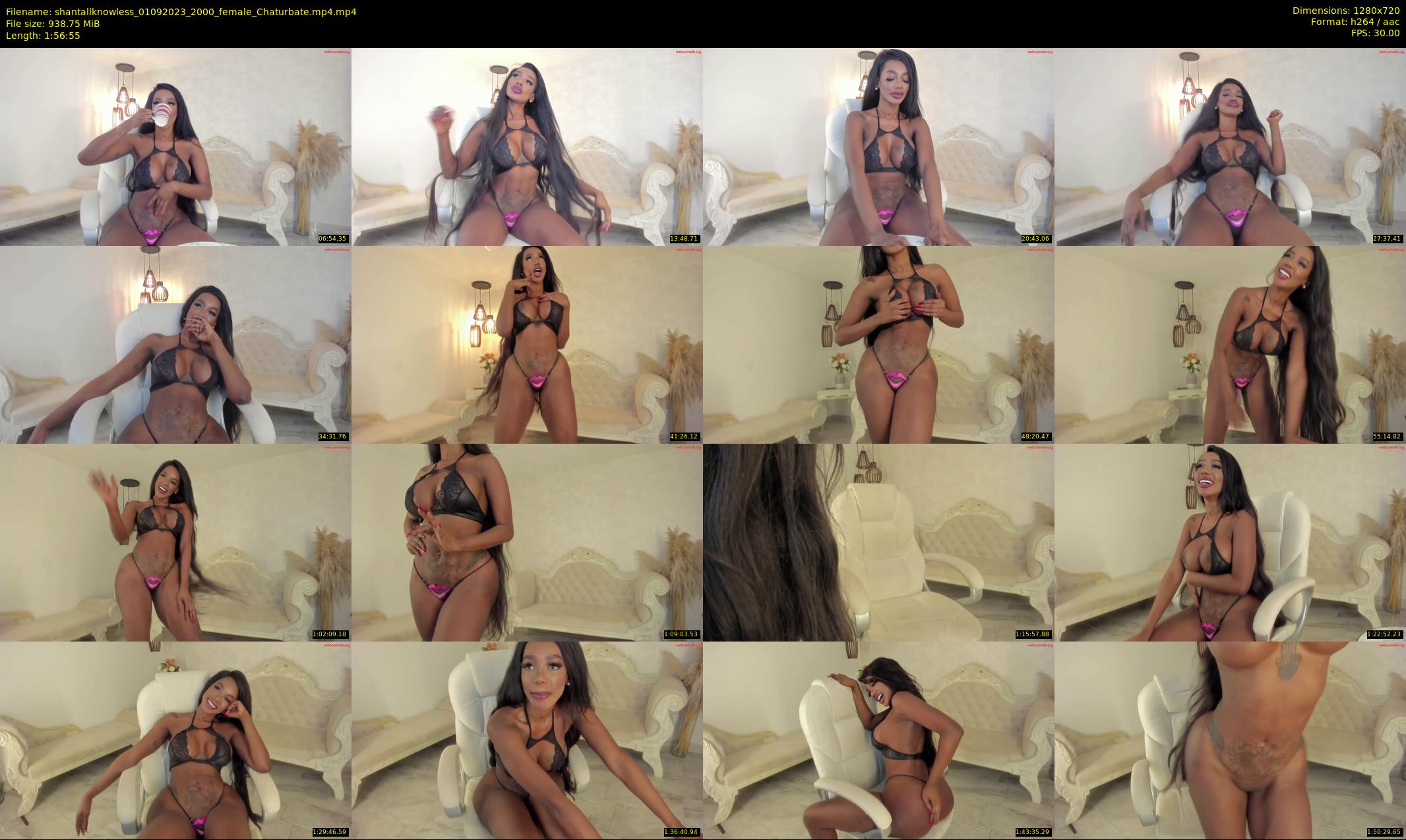 shantallknowless — 117 minute Chaturbate female cam show recording, 720p, Sep 1, 2023