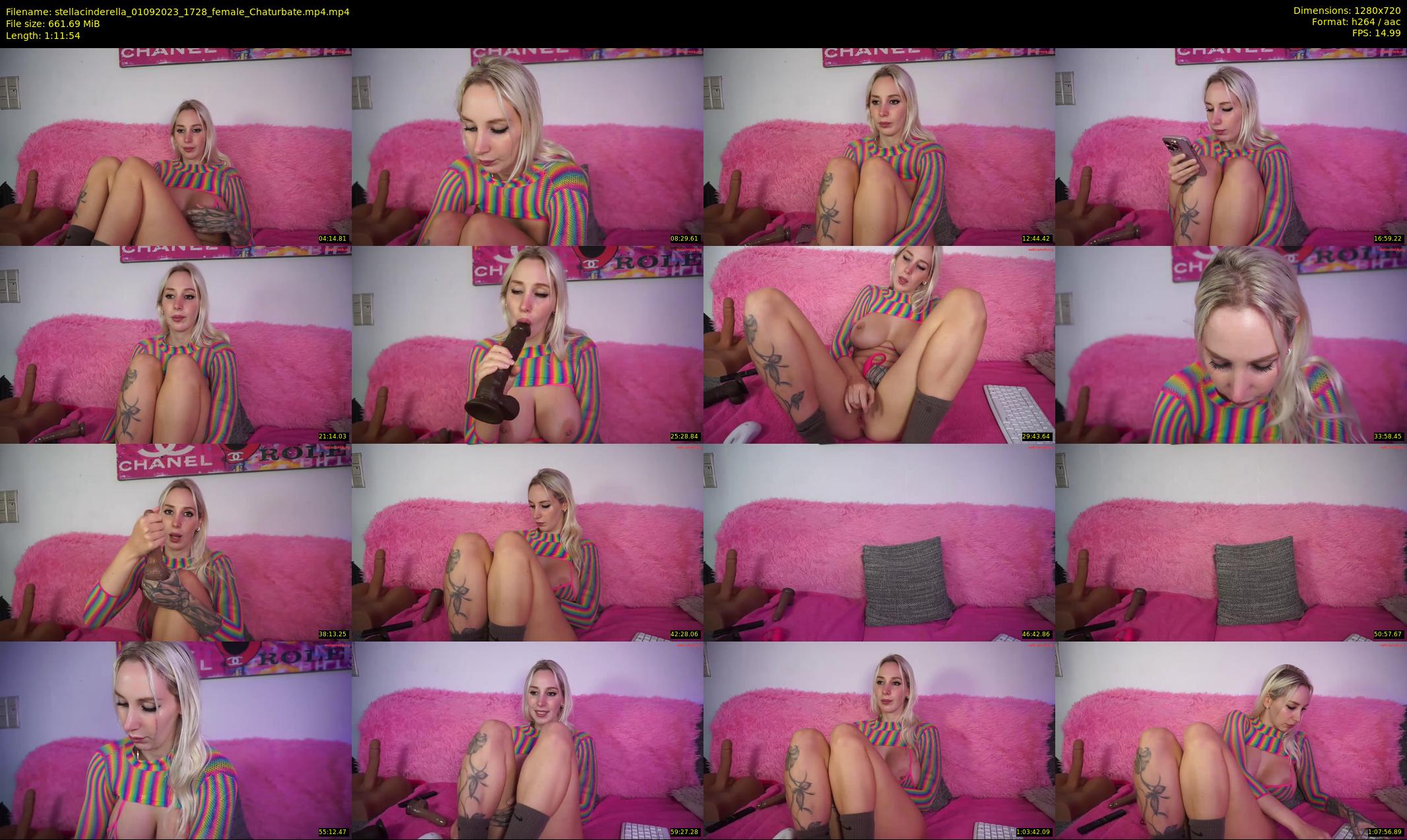 stellacinderella — 72 minute Chaturbate female cam show recording, 720p, Sep 1, 2023