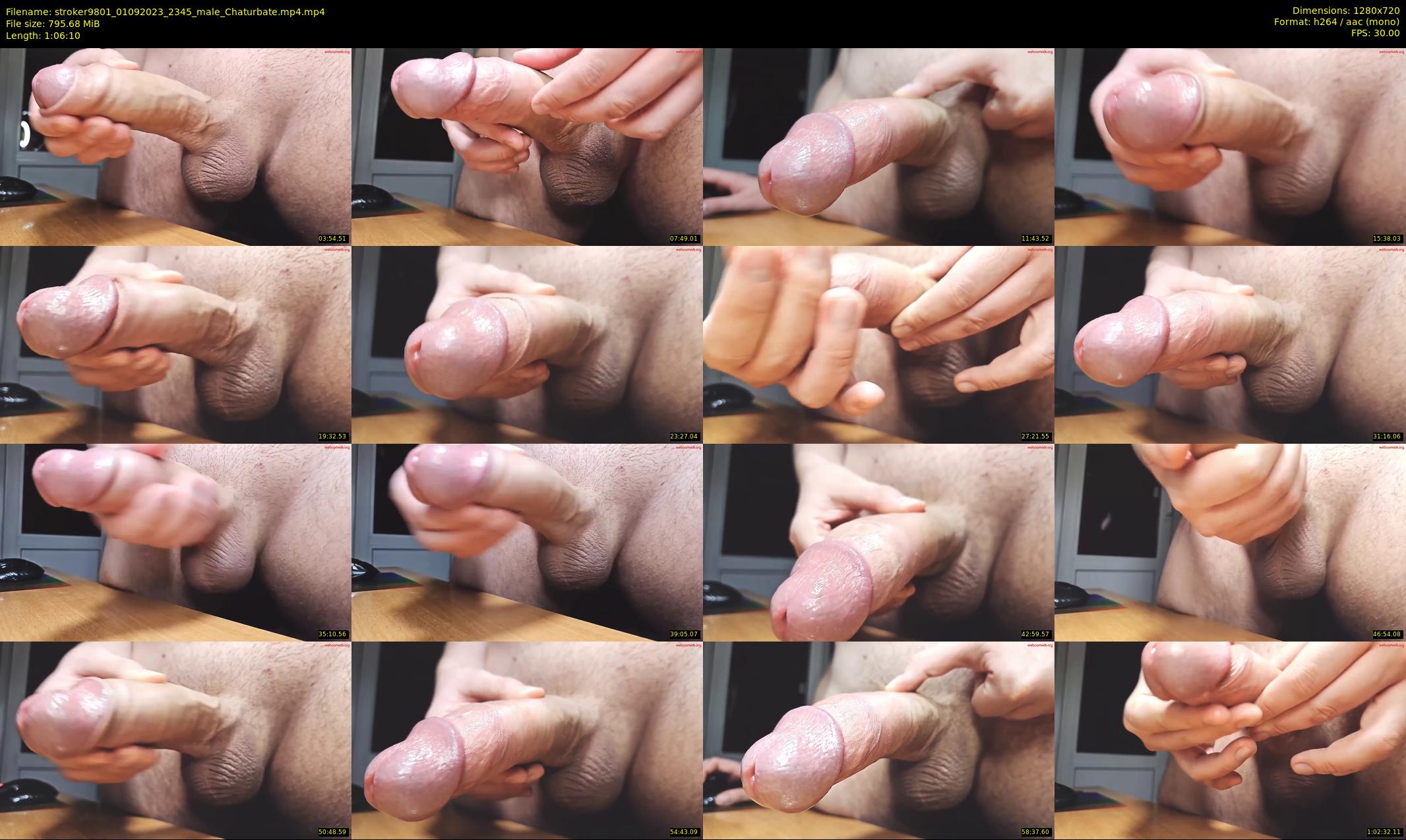 stroker9801 — 67 minute Chaturbate male cam show recording, 720p, Sep 1, 2023