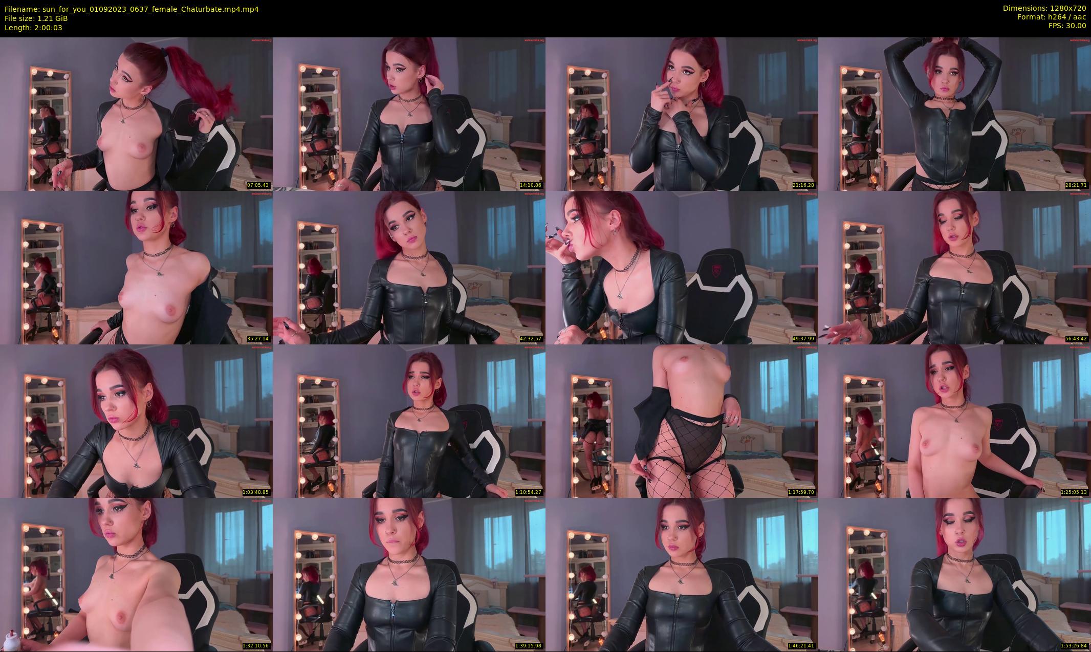 sun_for_you — 121 minute Chaturbate female cam show recording, 720p, Sep 1, 2023