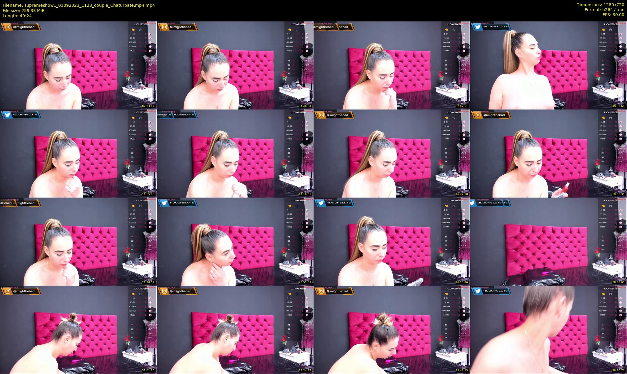 supremeshow1 — 41 minute Chaturbate couple cam show recording, 720p, Sep 1, 2023