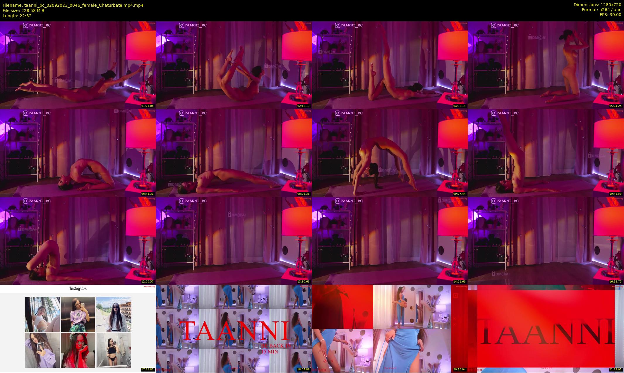 taanni_bc — 23 minute Chaturbate female cam show recording, 720p, Sep 2, 2023