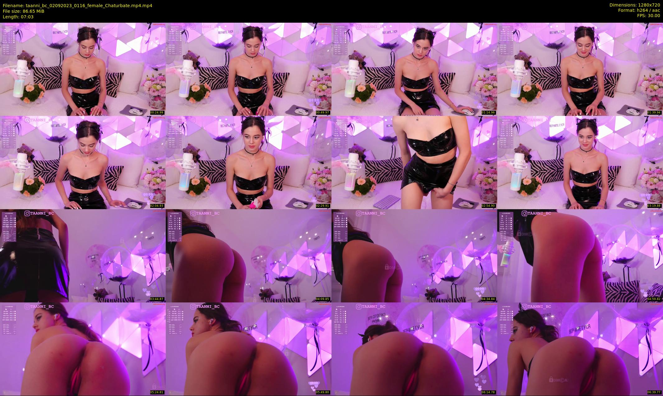 taanni_bc — 8 minute Chaturbate female cam show recording, 720p, Sep 2, 2023