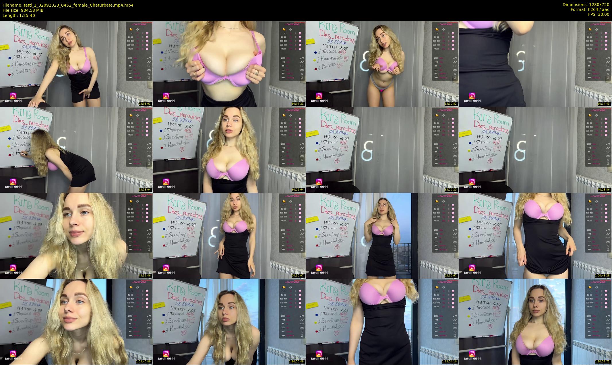 tatti_1 — 86 minute Chaturbate female cam show recording, 720p, Sep 2, 2023