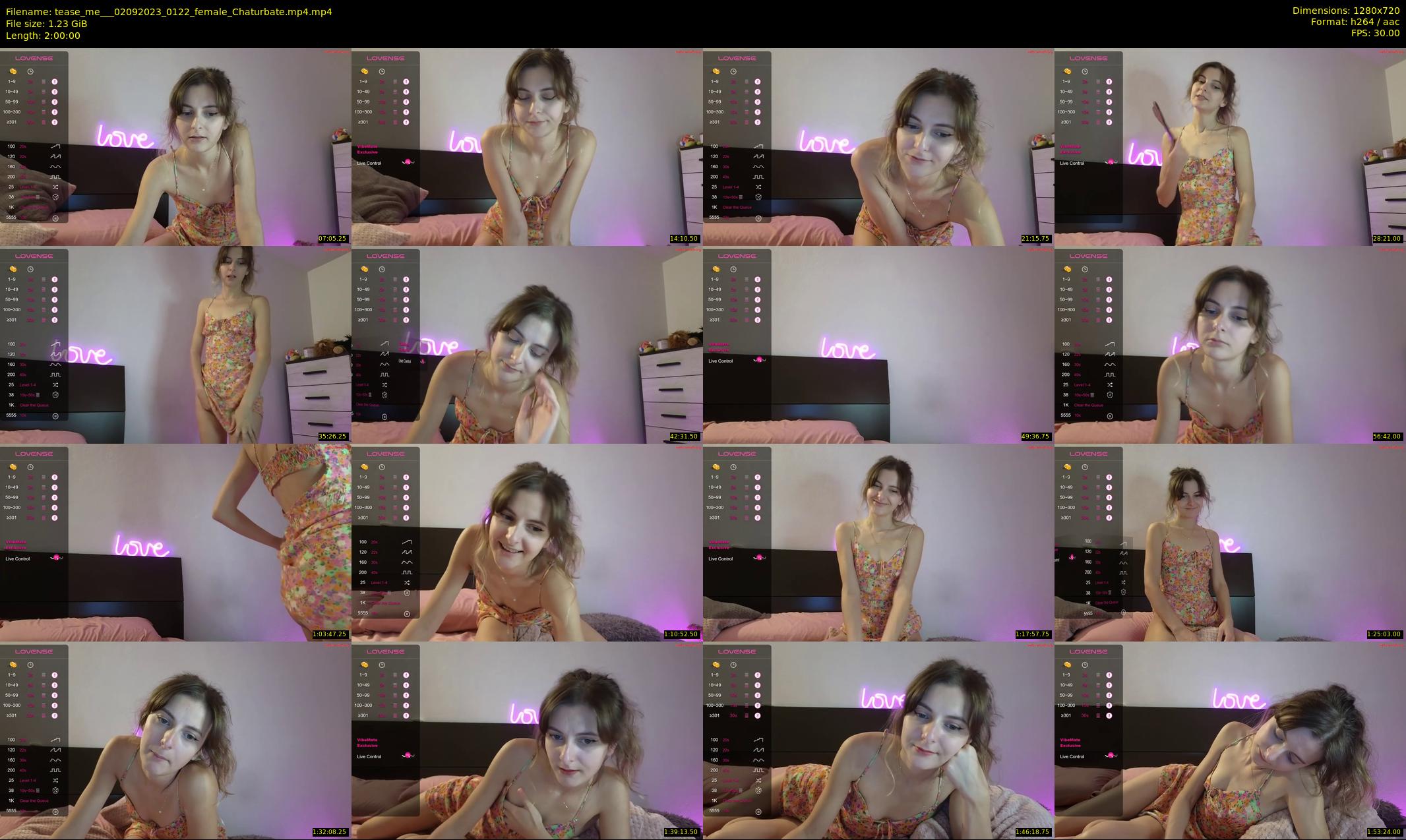 tease_me__ — 120 minute Chaturbate female cam show recording, 720p, Sep 2, 2023