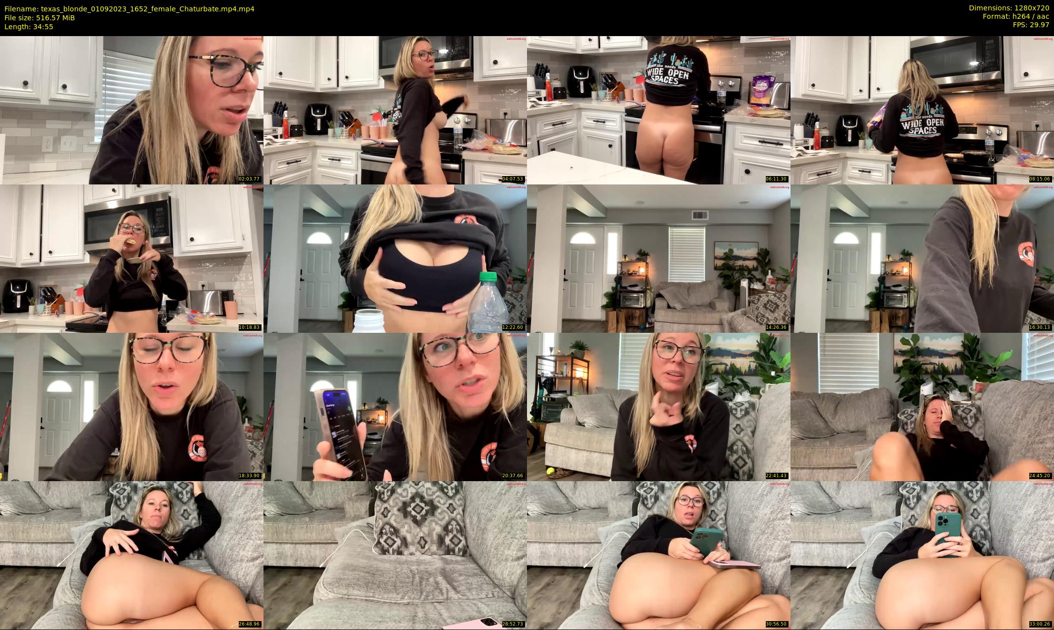 texas_blonde — 35 minute Chaturbate female cam show recording, 720p, Sep 1, 2023