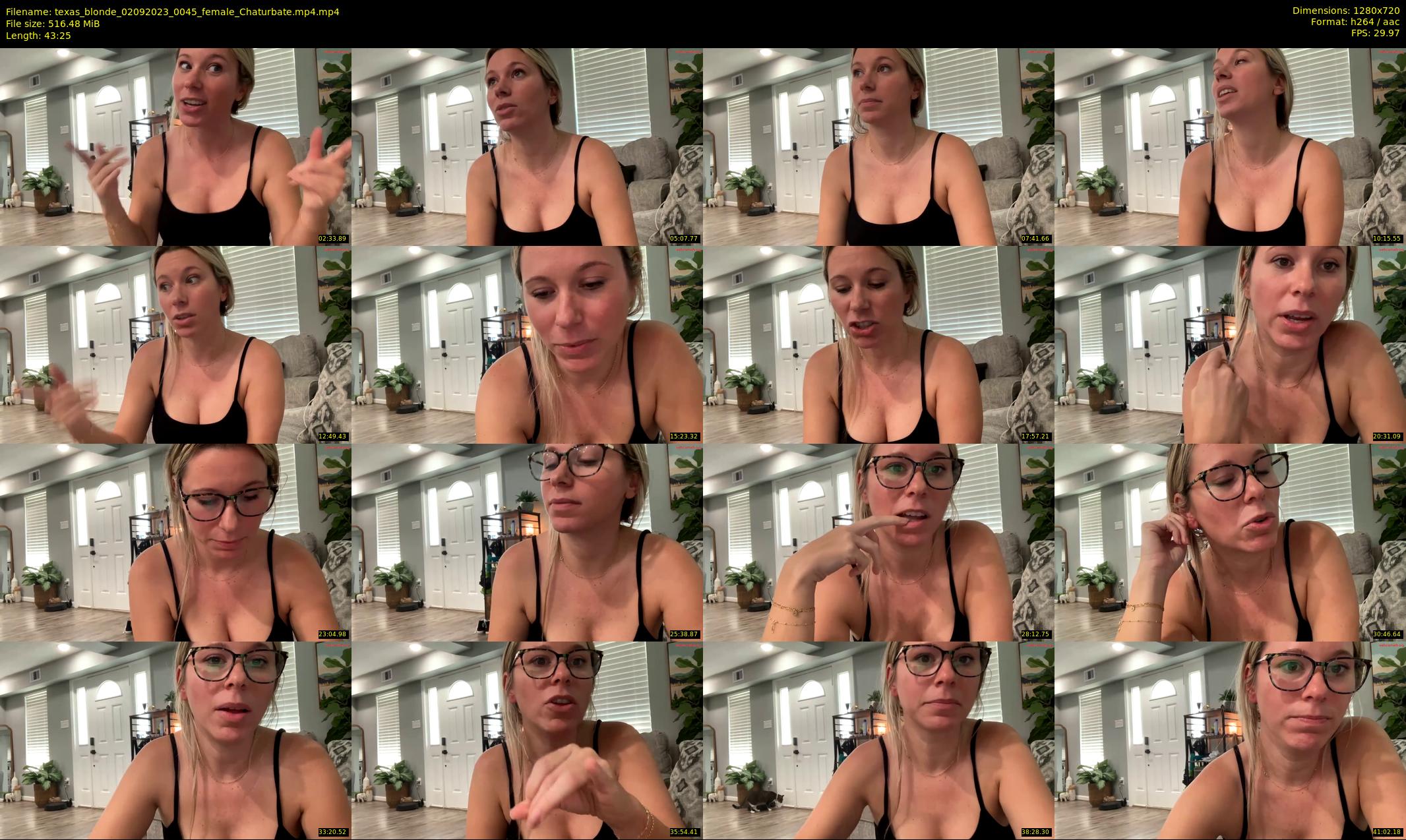 texas_blonde — 44 minute Chaturbate female cam show recording, 720p, Sep 2, 2023