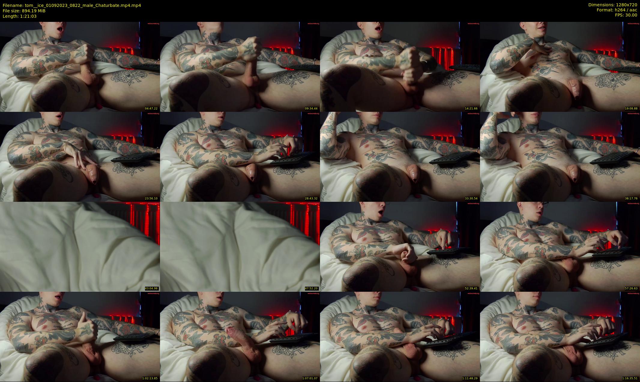 tom__ice — 82 minute Chaturbate male cam show recording, 720p, Sep 1, 2023
