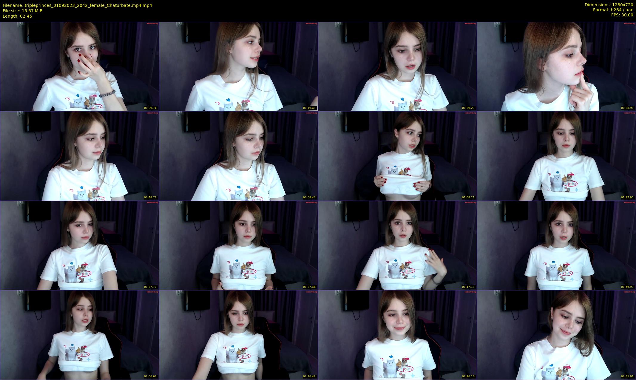 tripleprinces — 3 minute Chaturbate female cam show recording, 720p, Sep 1, 2023