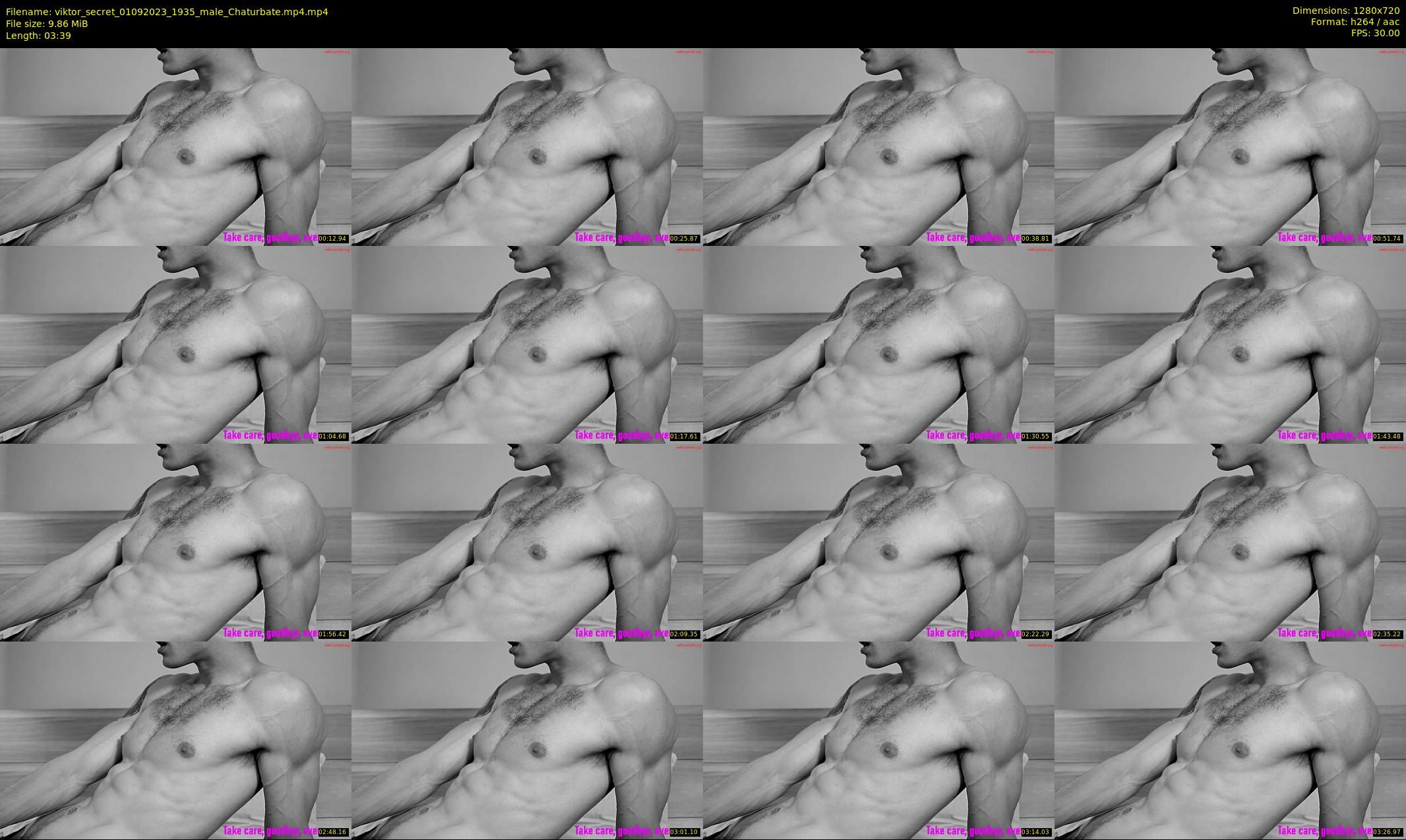 viktor_secret — 4 minute Chaturbate male cam show recording, 720p, Sep 1, 2023